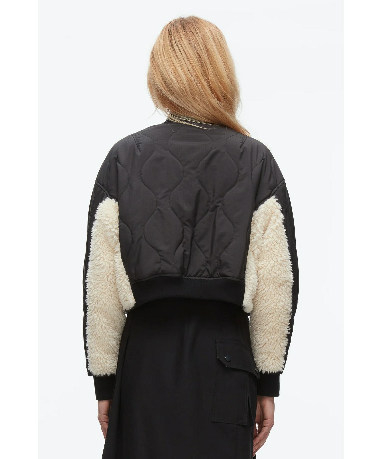 3.1 Phillip Lim(スリーワン フィリップリム)】 Cropped Sherpa Combo