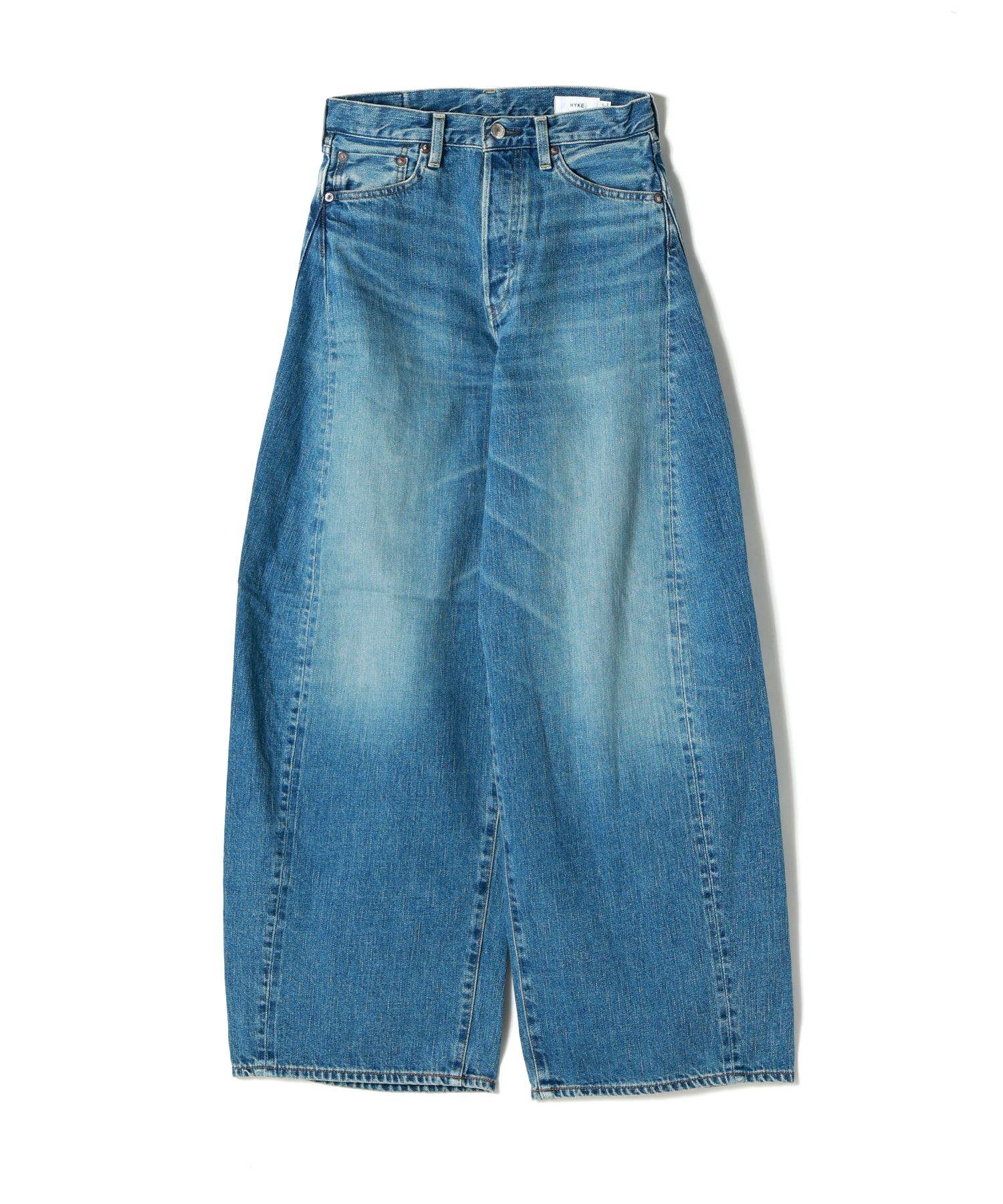 HYKE(ハイク)】 ≪GENDERLESS≫DENIM BARREL-LEG JEANS｜PARIGOT