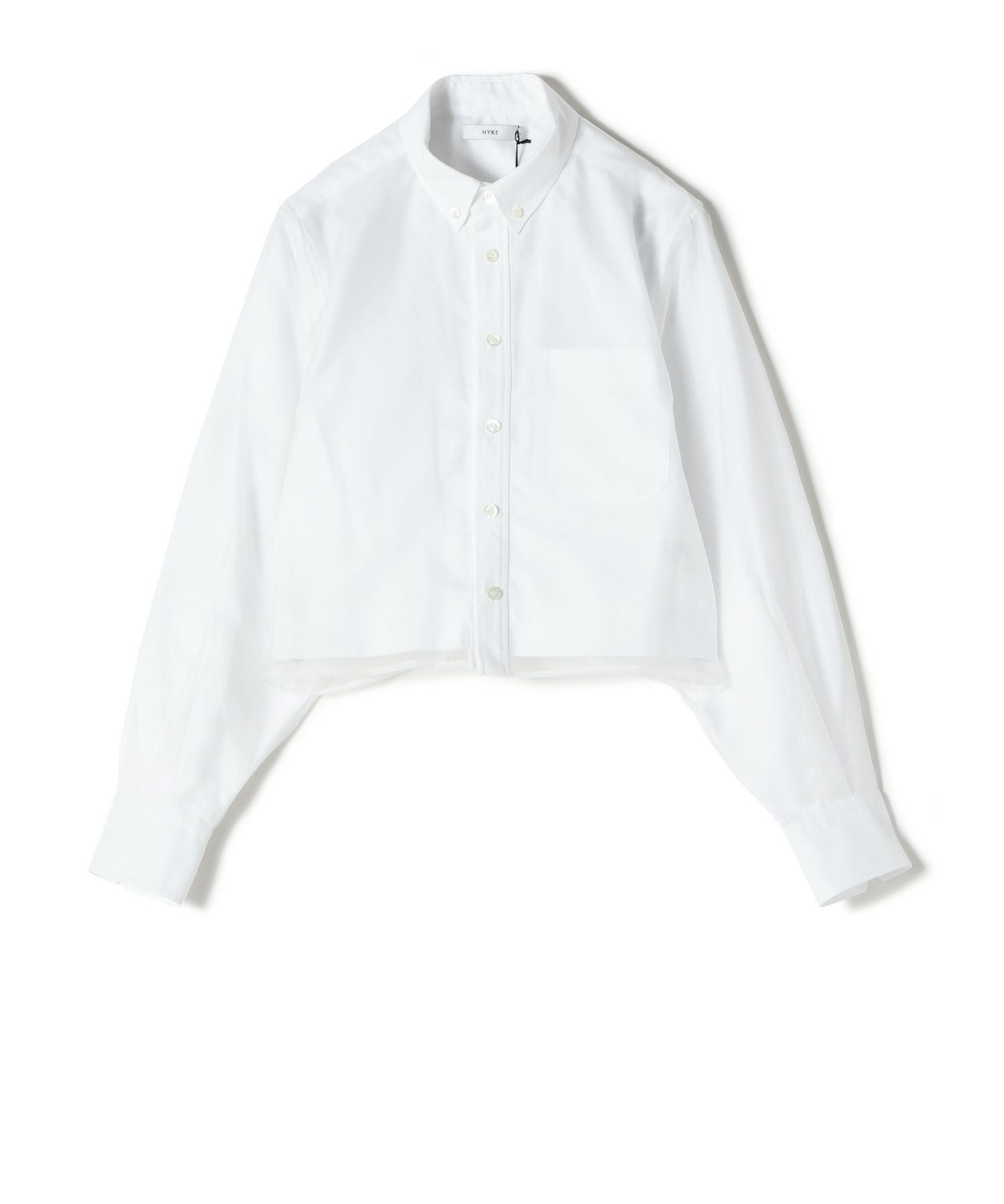 HYKE(ハイク)】 LAYERED OXFORD SHEER SHIRT｜PARIGOT ONLINE（パリゴ