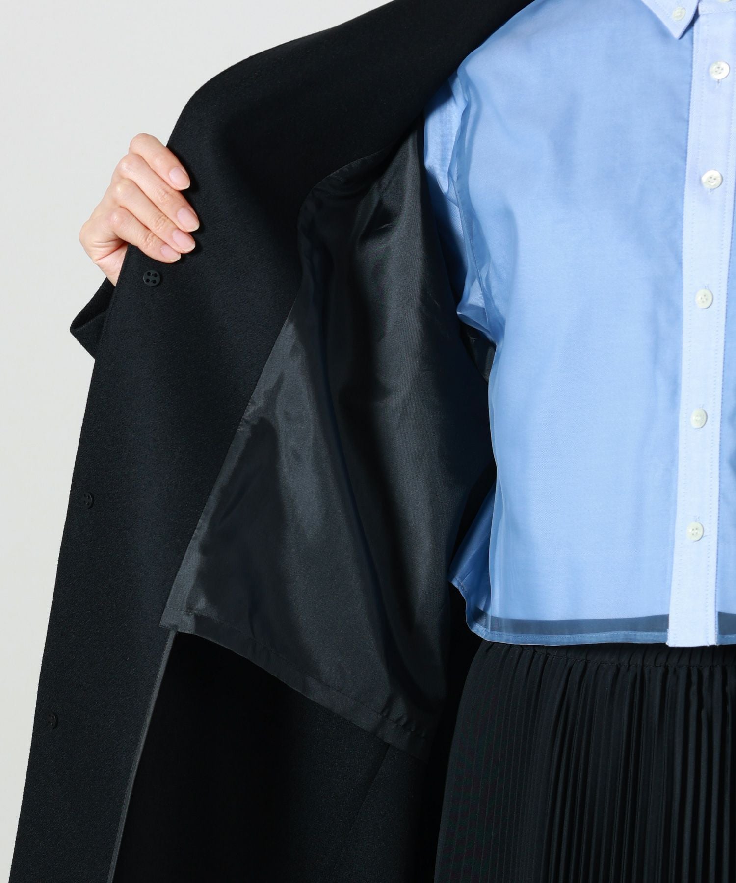 HYKE(ハイク)】 WOOL SHOP COAT｜PARIGOT ONLINE（パリゴオンライン）