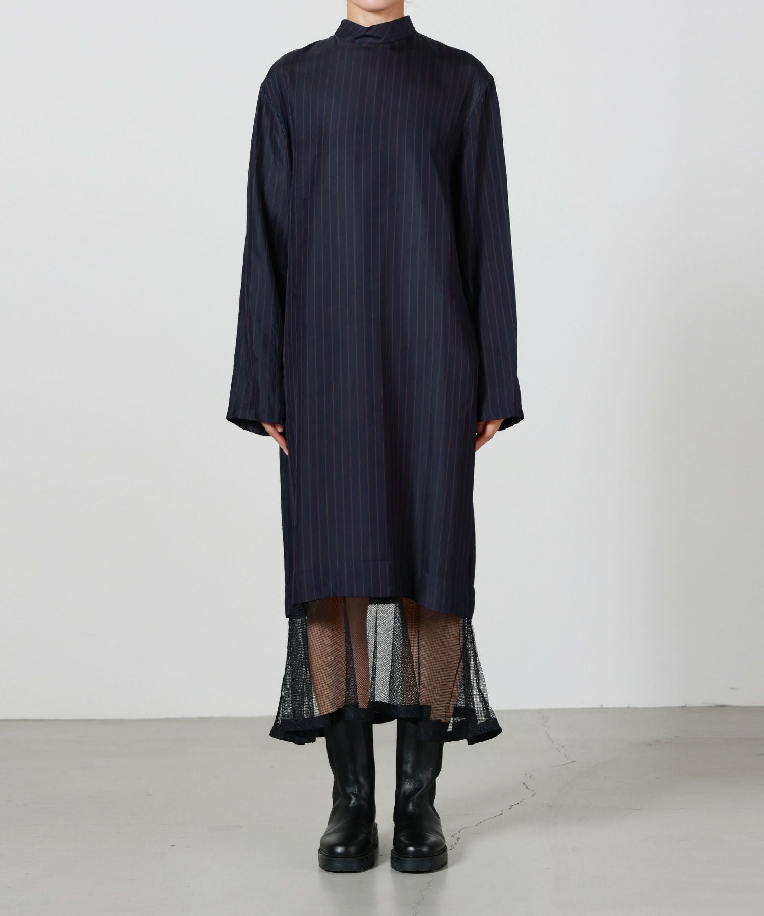 TOGA PULLA(トーガプルラ)】 Cupra stripe dress｜PARIGOT ONLINE
