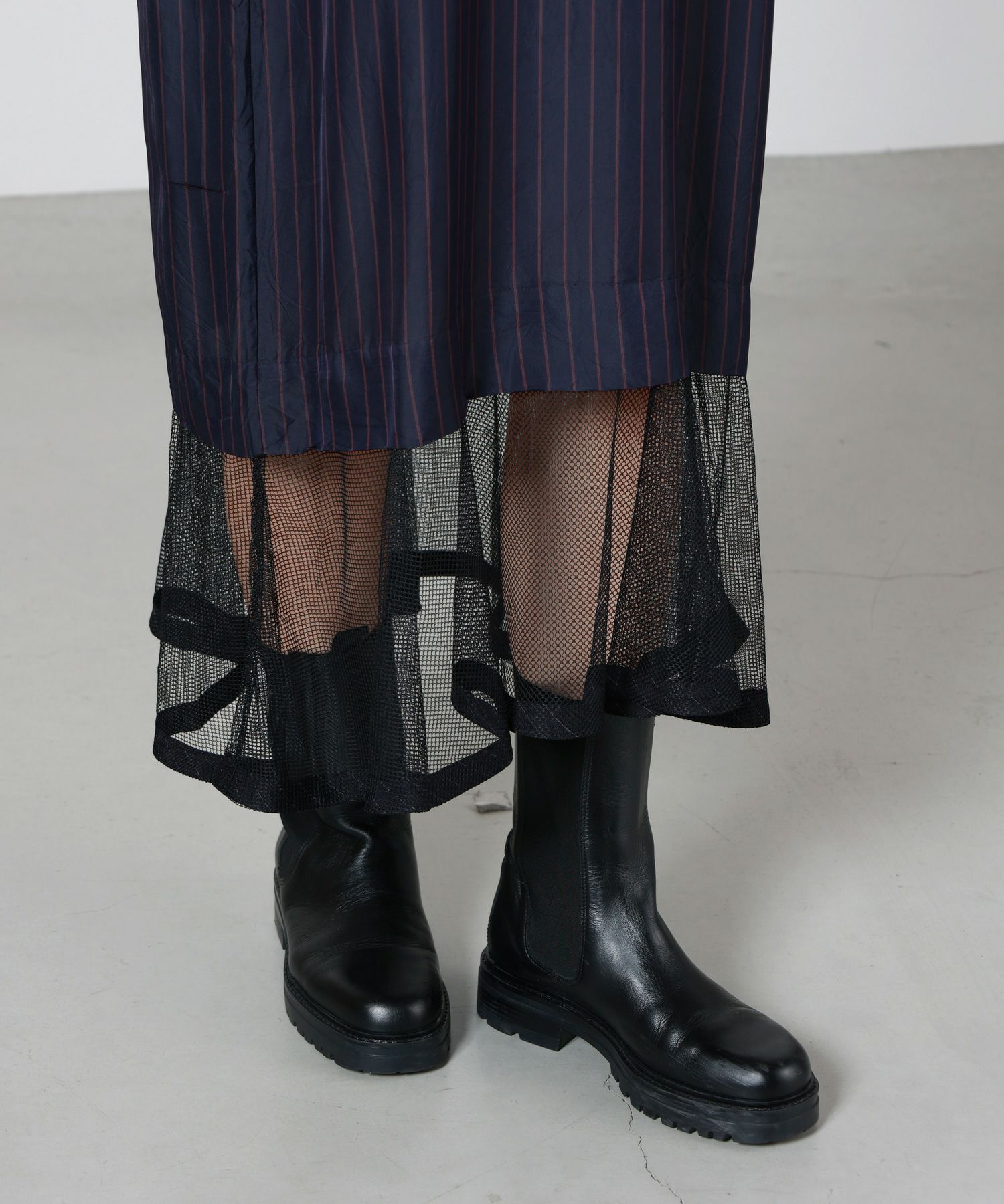 TOGA PULLA(トーガプルラ)】 Cupra stripe dress｜PARIGOT ONLINE