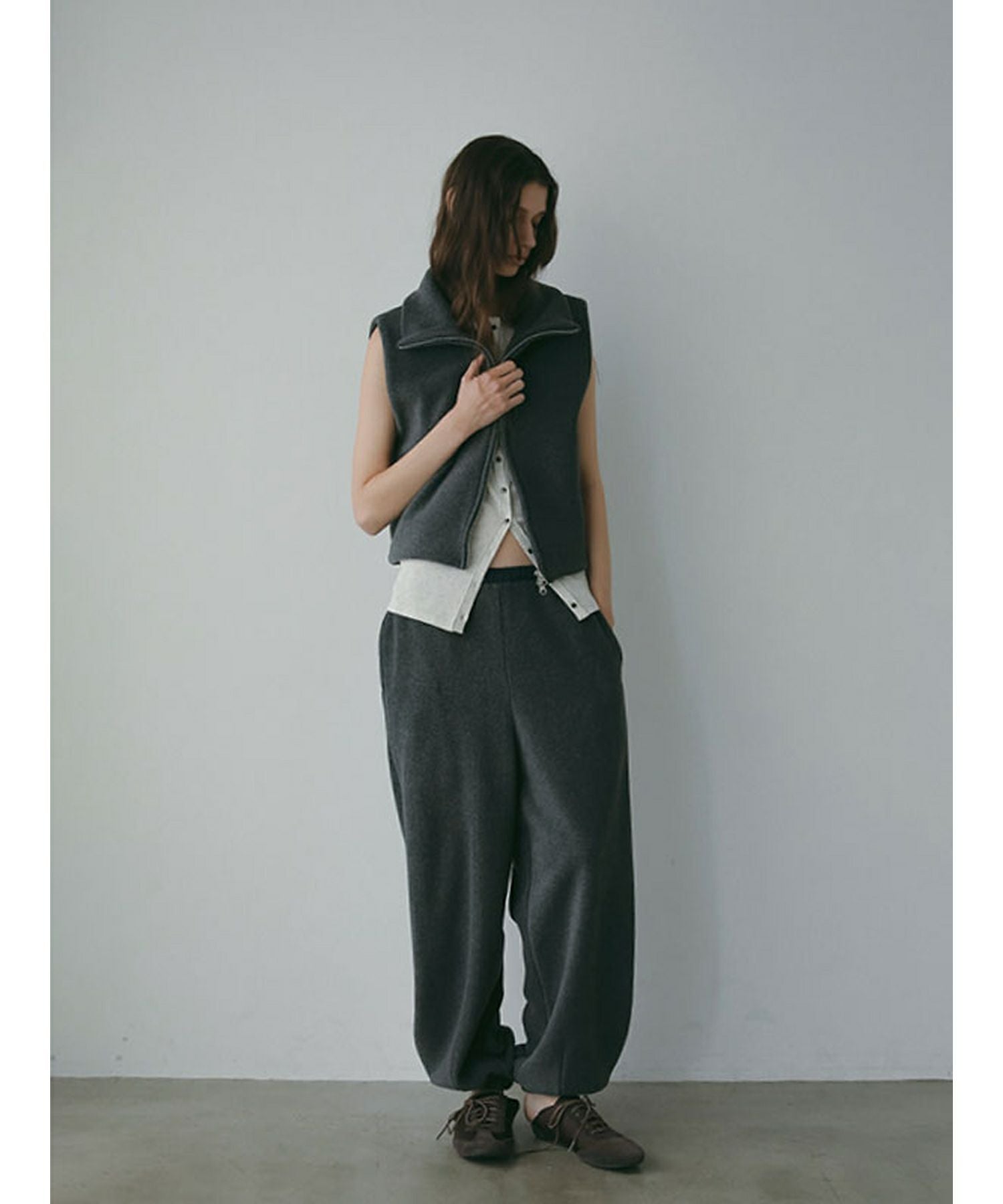 ETRE TOKYO(エトレトウキョウ)】 コンパクトフリースベスト｜PARIGOT