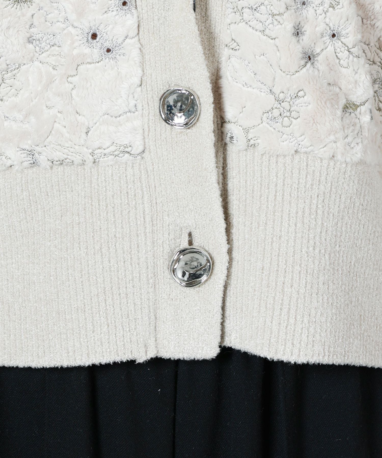 MURRAL(ミューラル)】 Camouflage embroidered knit cardigan｜PARIGOT