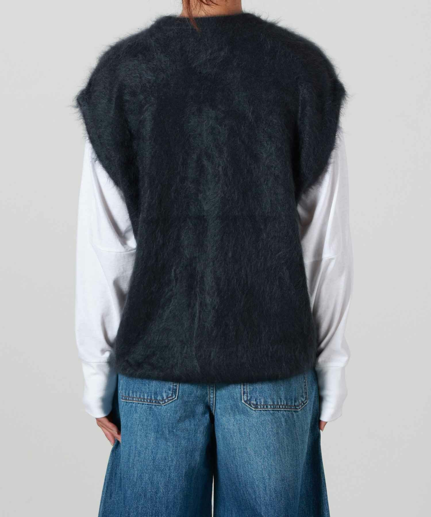 ATON(エイトン)】 ROYAL CASHMERE FUR | VEST｜PARIGOT ONLINE（パリゴ