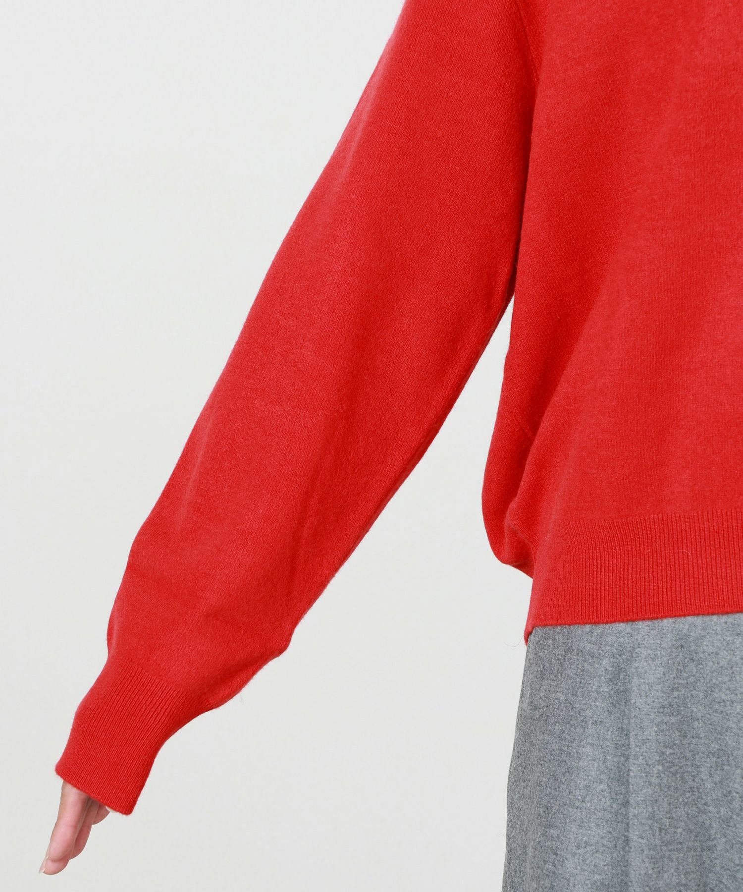 ATON(エイトン)】 MERINO COLLEGE KNIT | V-NECK SWEATER｜PARIGOT