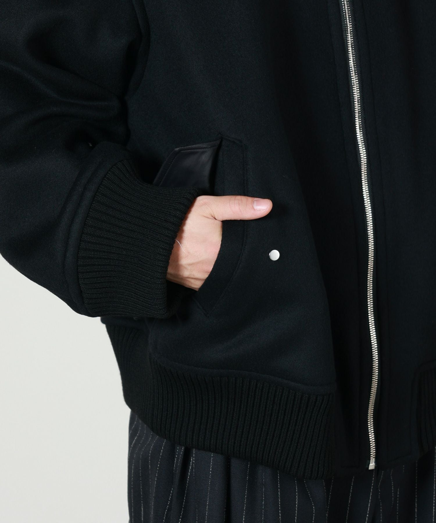 OVERCOAT(オーバーコート)】 MA-1 Bomber Jacket In Double Face