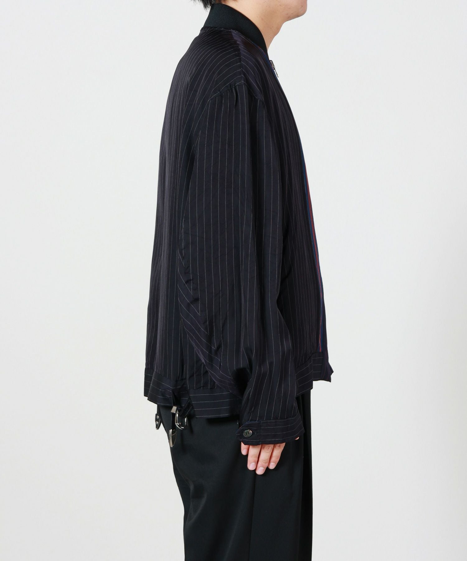 TOGA VIRILIS(トーガ ビリリース)】 CUPRA STRIPE BLOUSON TOGA VIRILIS(トーガ ビリリース)】 CUPRA STRIPE BLOUSON