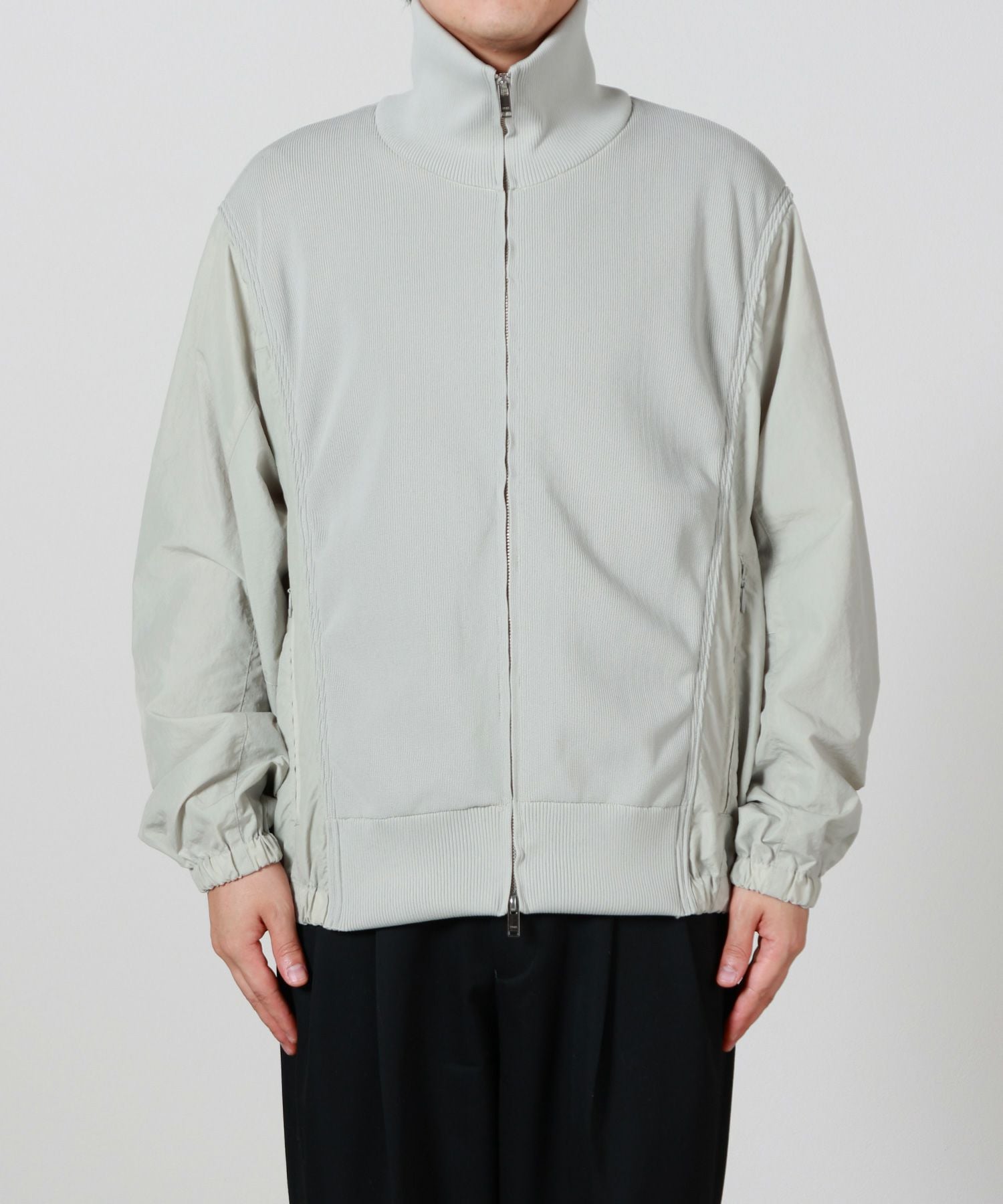 YOKE(ヨーク)】Connected Rib Knit Trucker Jacket｜PARIGOT ONLINE