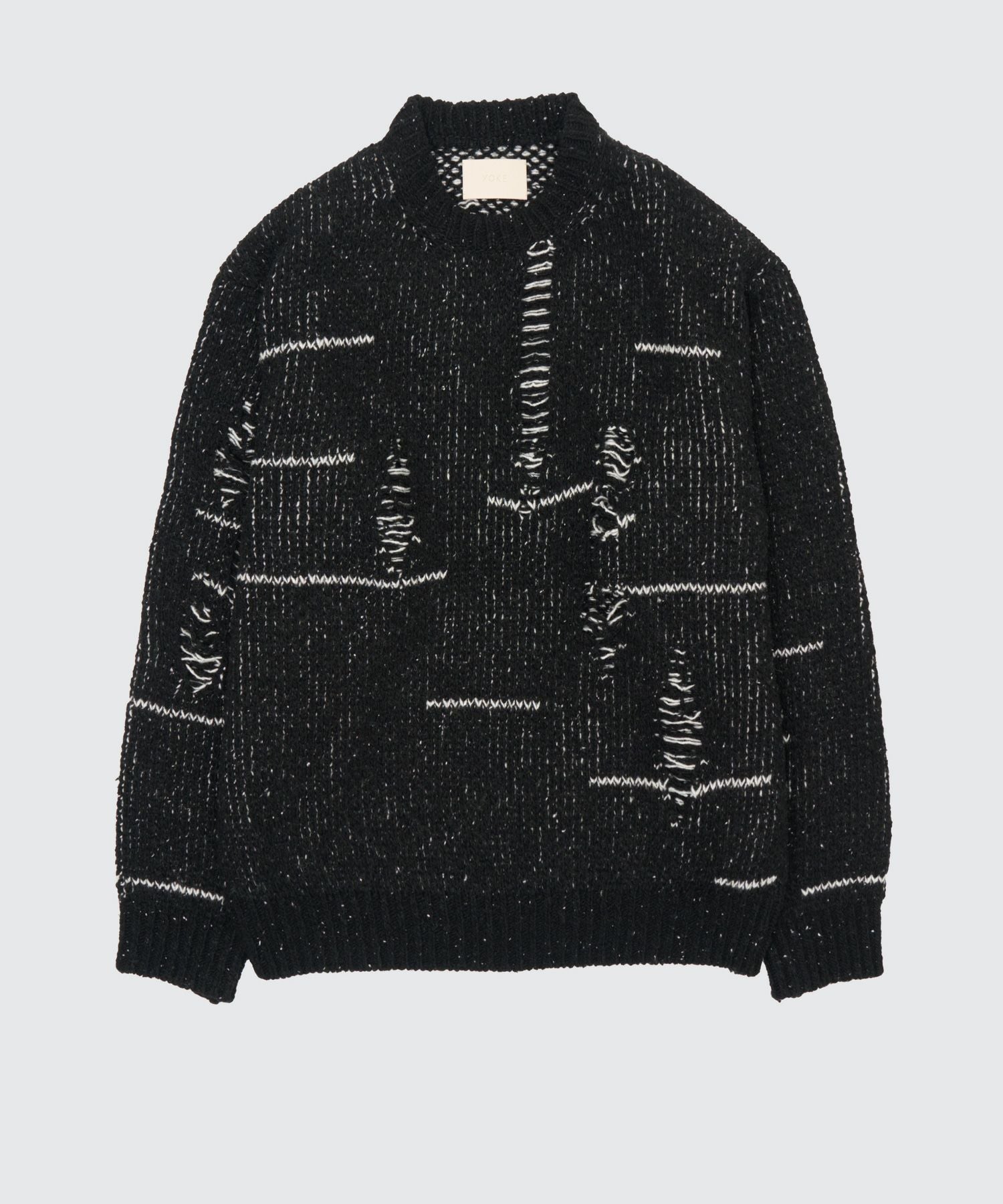 YOKE(ヨーク)】Damaged Crewneck Sweater｜PARIGOT ONLINE（パリゴ