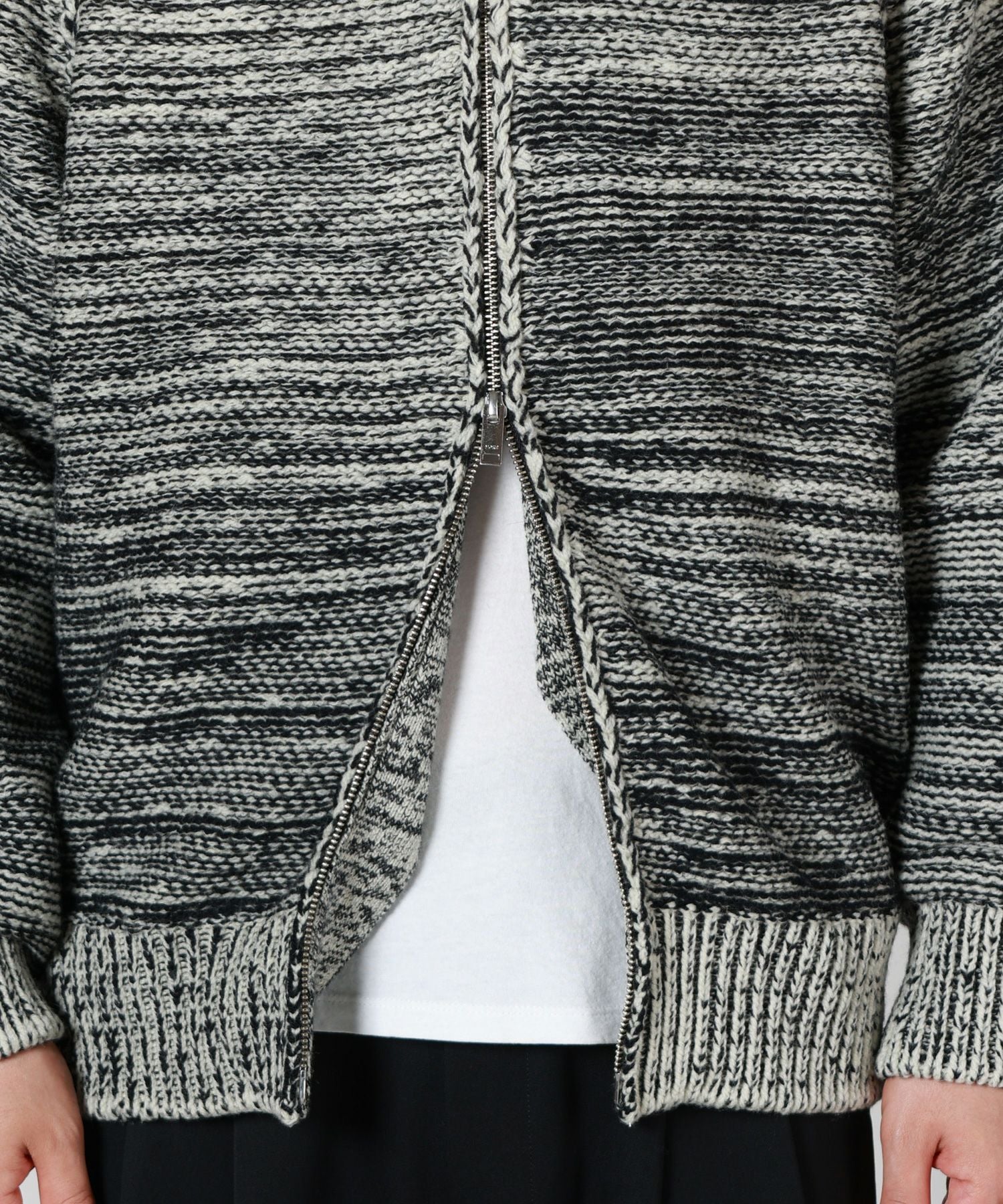 YOKE(ヨーク)】Gradation Front Zip Knit｜PARIGOT ONLINE（パリゴ