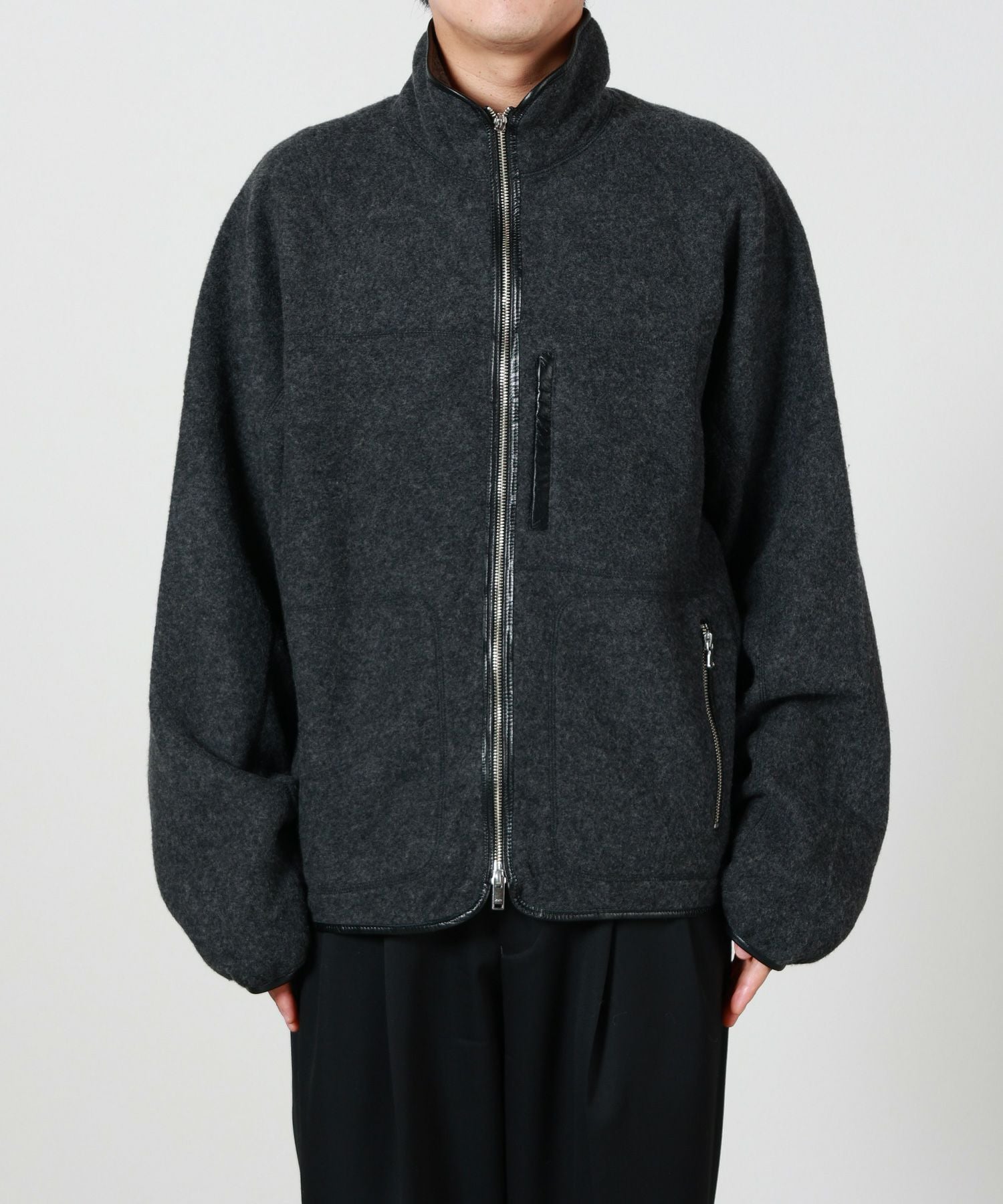 YOKE(ヨーク)】Wool Fleece Zip Blouson｜PARIGOT ONLINE（パリゴ