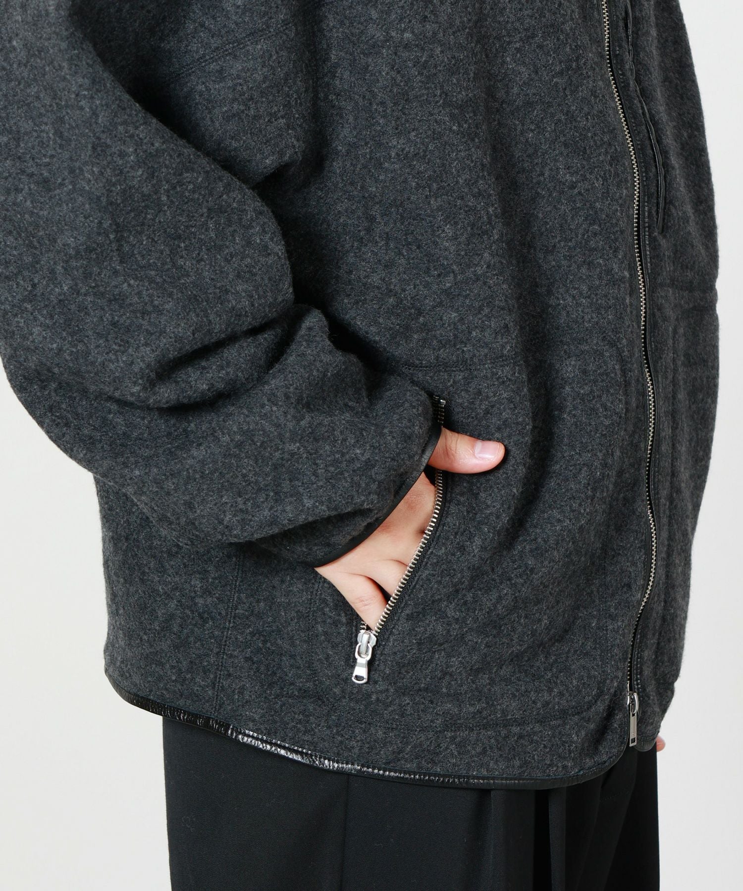 YOKE(ヨーク)】Wool Fleece Zip Blouson｜PARIGOT ONLINE（パリゴ