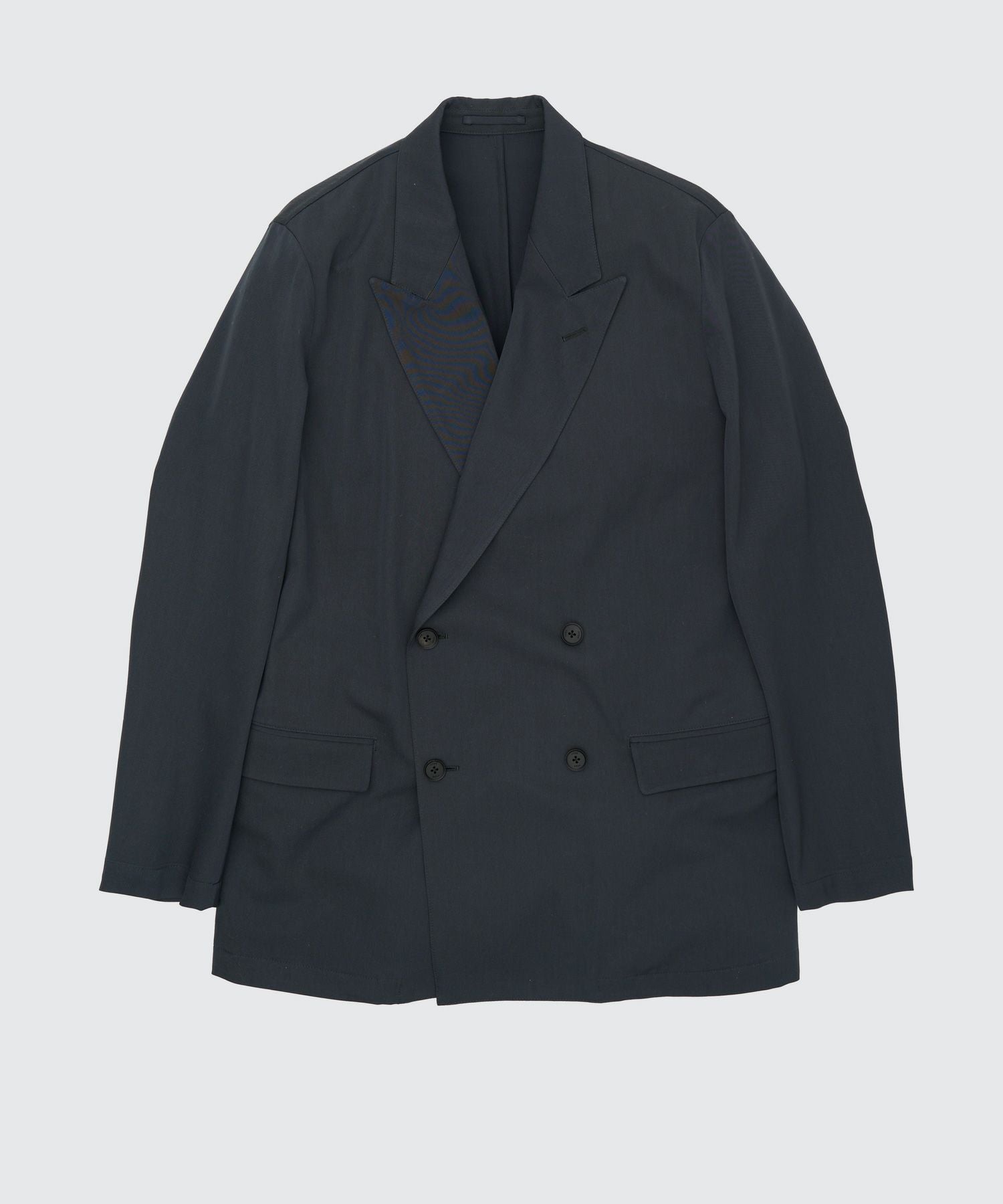 YOKE(ヨーク)】Wool Washer Twill Double Breasted Jacket｜PARIGOT