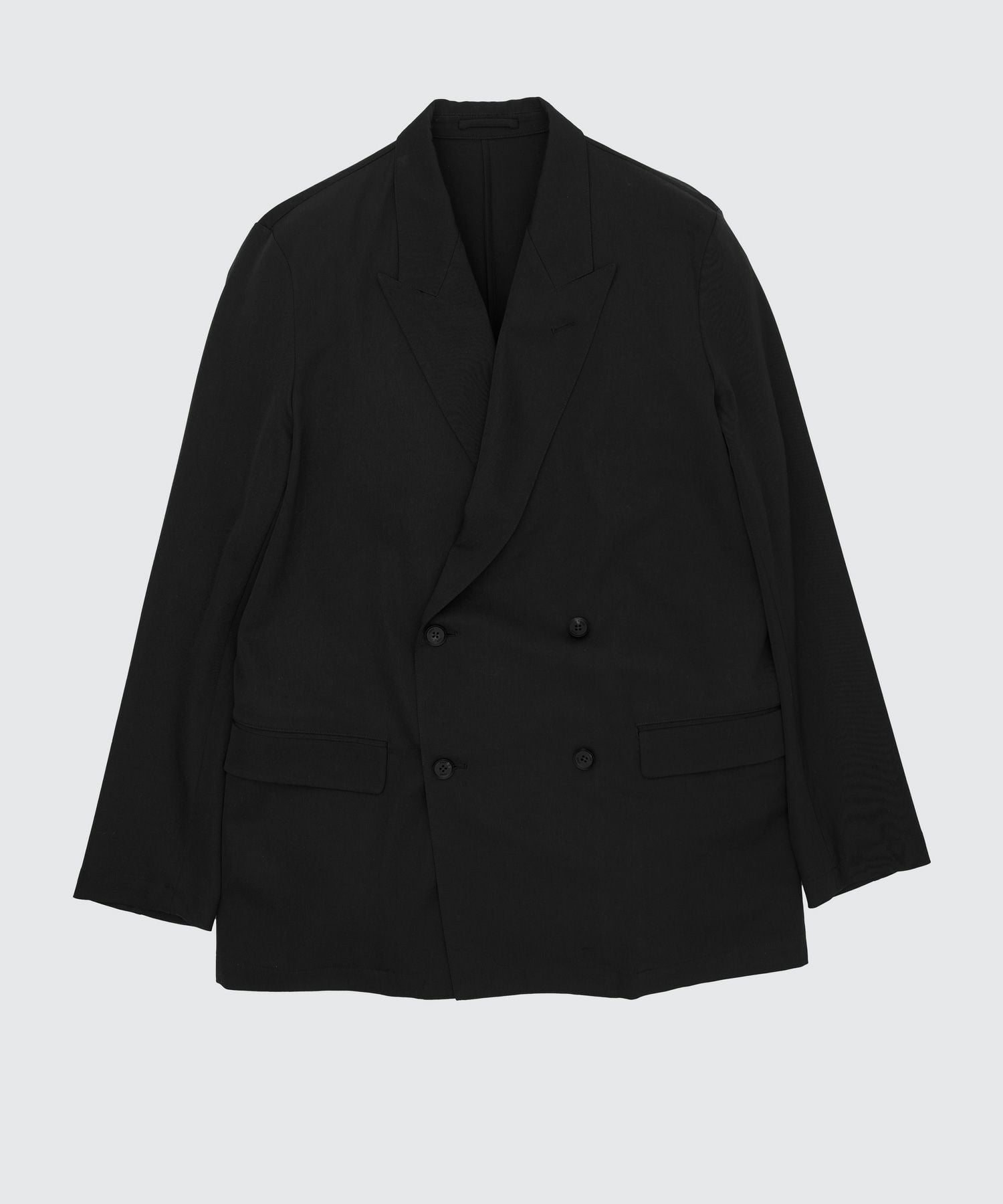 YOKE(ヨーク)】Wool Washer Twill Double Breasted Jacket｜PARIGOT