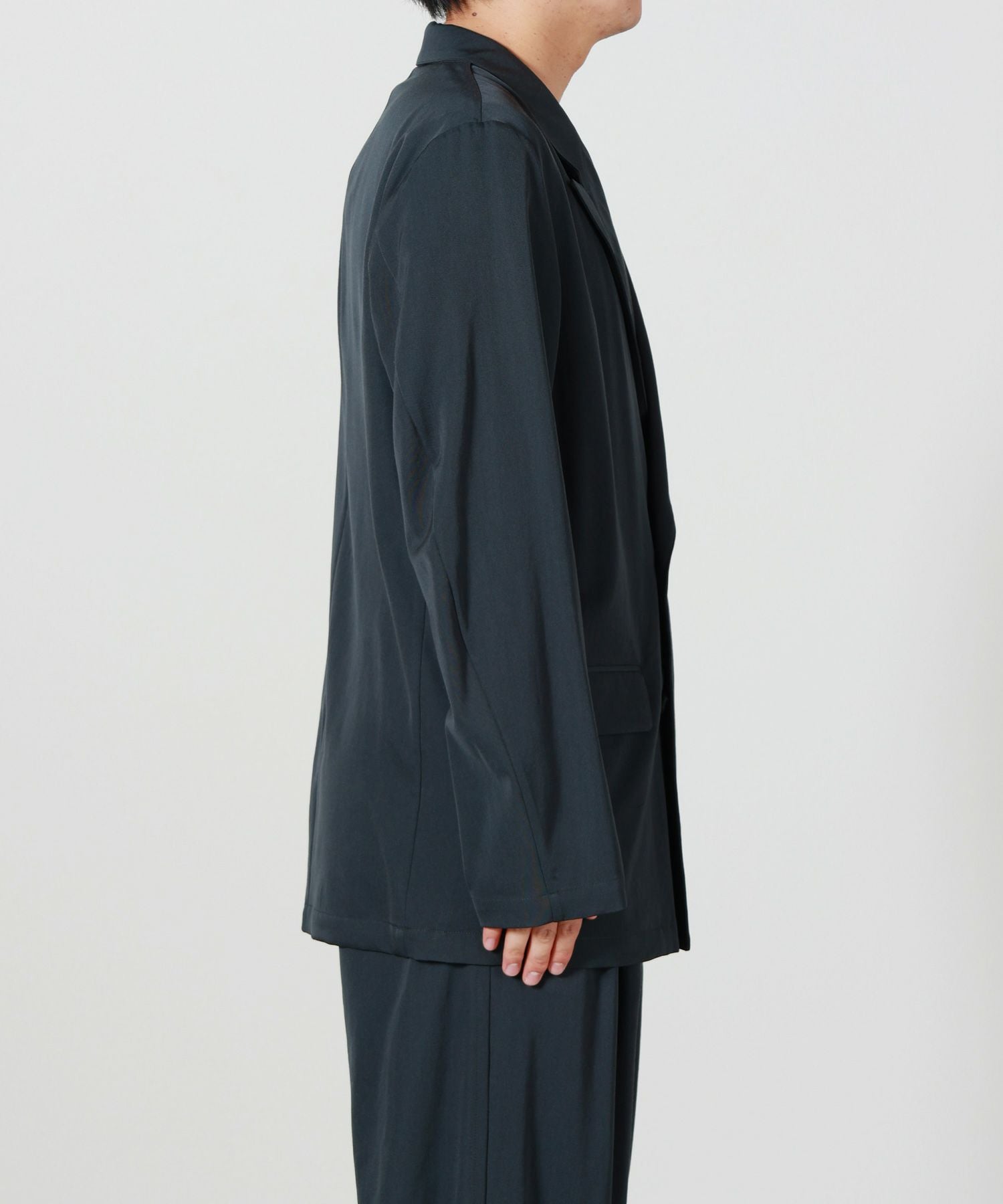 YOKE(ヨーク)】Wool Washer Twill Double Breasted Jacket｜PARIGOT