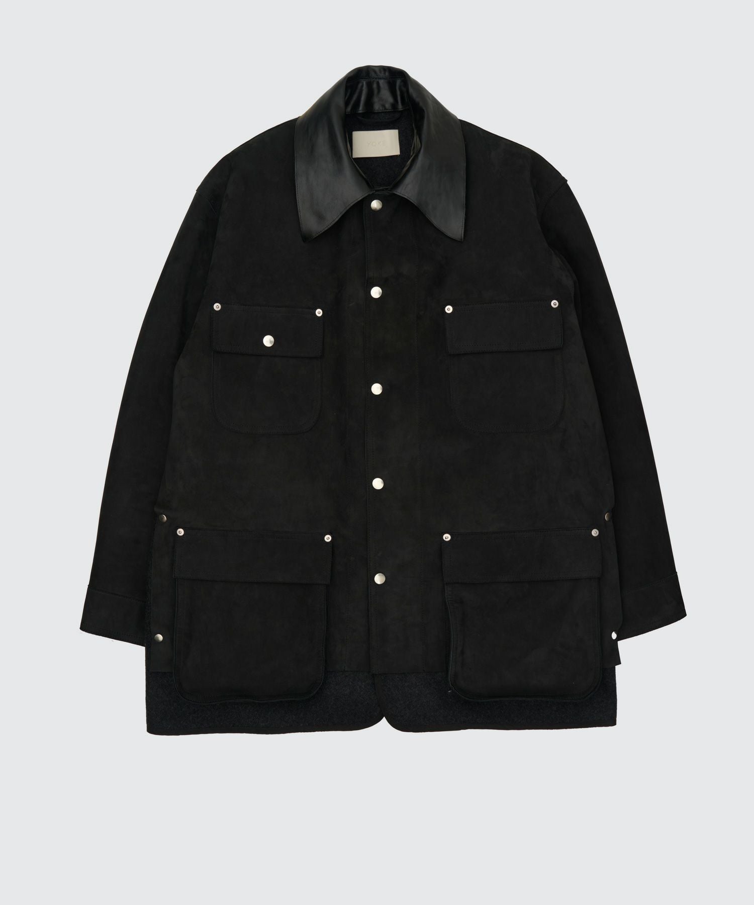 YOKE(ヨーク)】 ヌバックレザーカバーオールジャケット｜PARIGOT