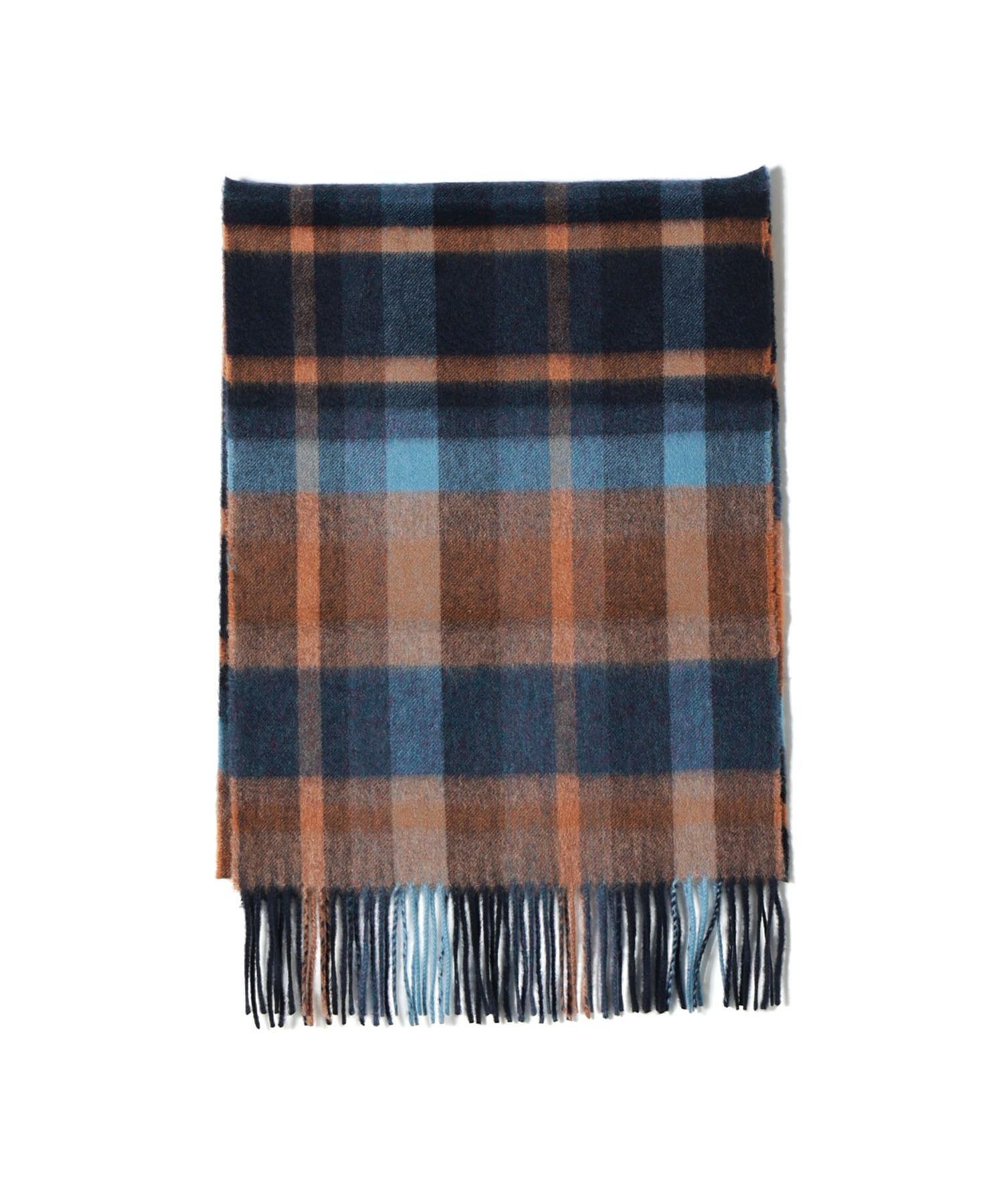 JOHNSTONS(ジョンストンズ)】 中判タータンチェックスカーフ(カシミヤ