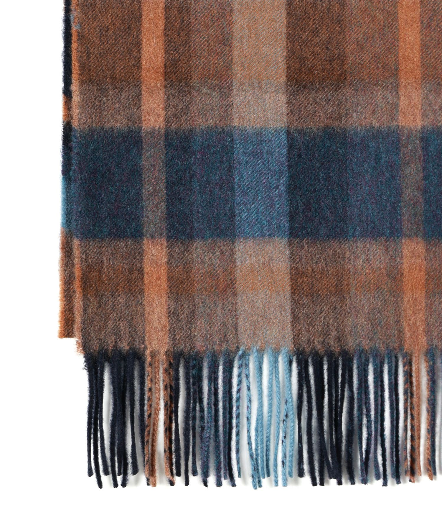 JOHNSTONS(ジョンストンズ)】 中判タータンチェックスカーフ(カシミヤ