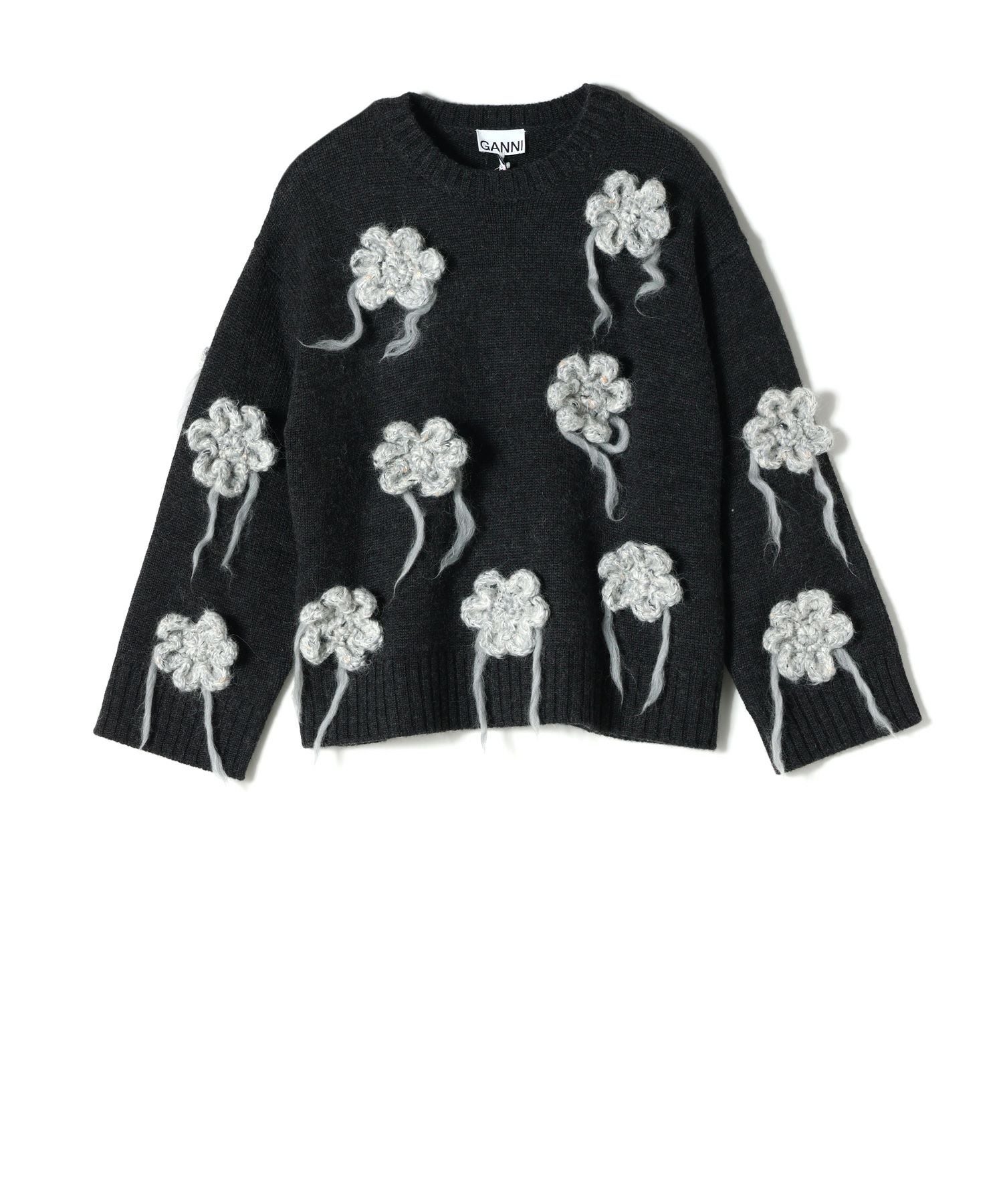 GANNI(ガニー)】 Flower Crochet Sweater｜PARIGOT ONLINE（パリゴ
