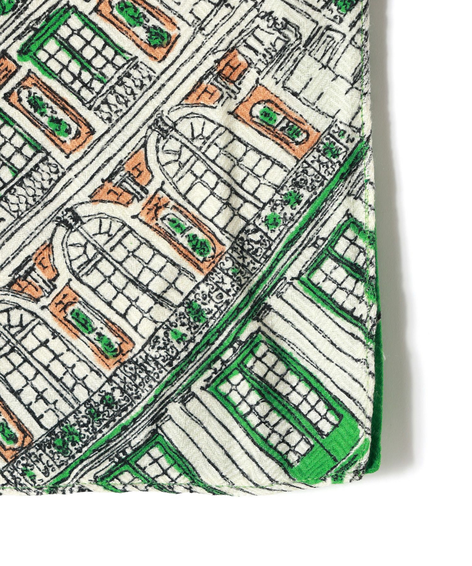 manipuri(マニプリ)】 ＜ウールシルクストールヘリンボーン織120