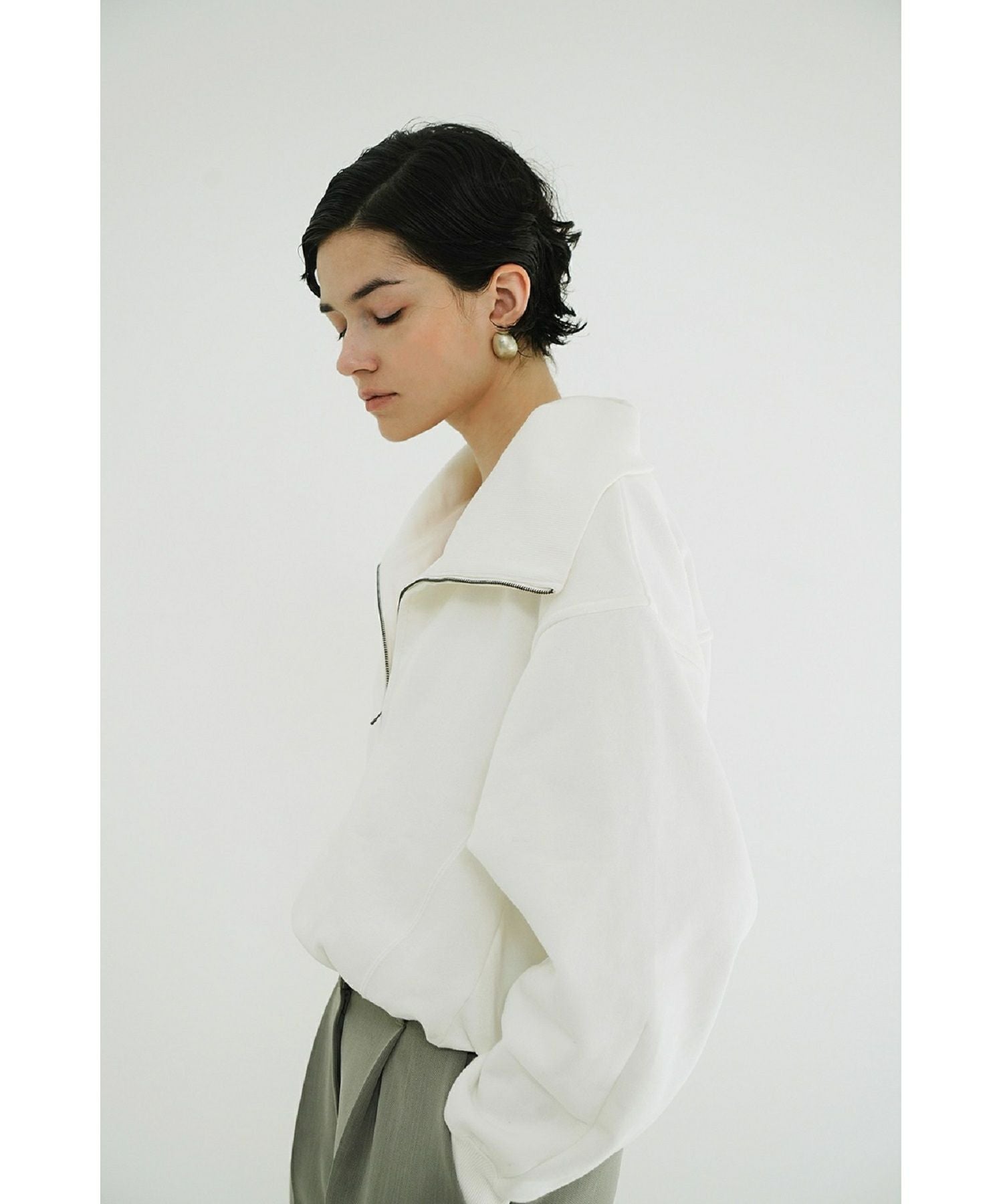 CLANE(クラネ)】 ハーフジップスウェット｜PARIGOT ONLINE（パリゴ