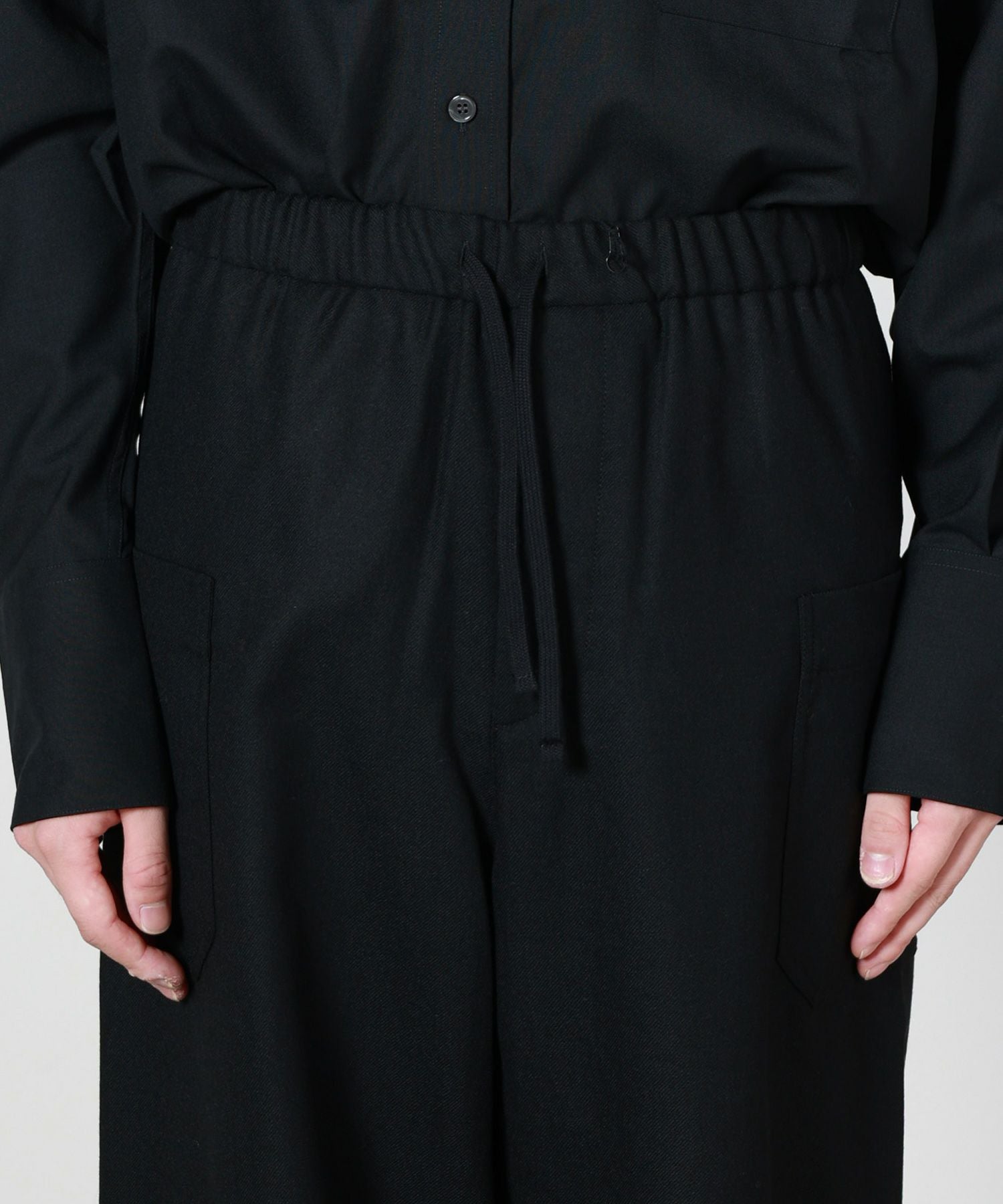 MARINA YEE(マリナイー)】 Wide-legged elasticated trousers｜PARIGOT