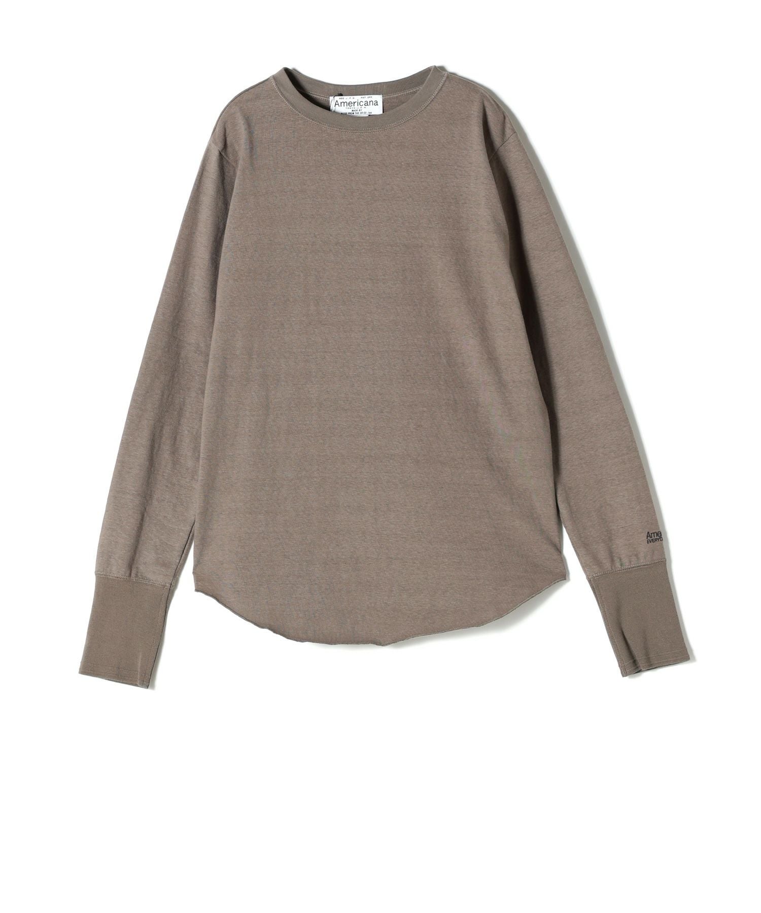 AMERICANA/アメリカーナ　AC Long T-sh AMERICANA（アメリカーナ） tシャツ AMERICANA COLLABORATION LONG-TEE