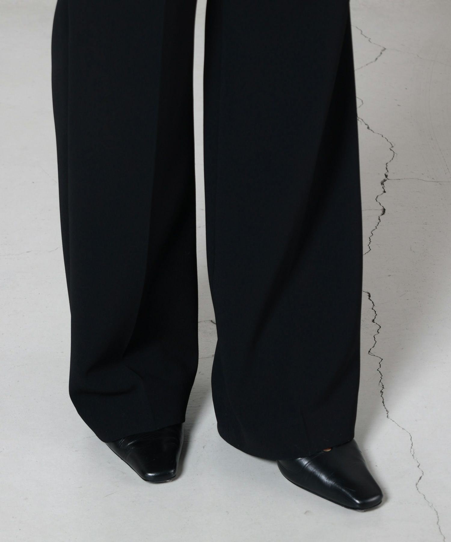 Mame Kurogouchi(マメ クロゴウチ)】 Acetate Polyester High Waisted