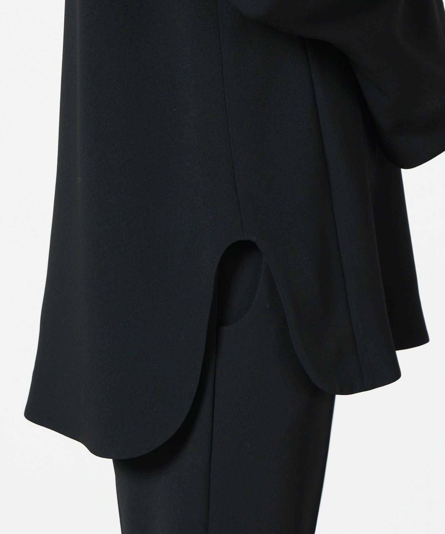 Mame Kurogouchi(マメ クロゴウチ)】 Triacetate Georgette Embroidery
