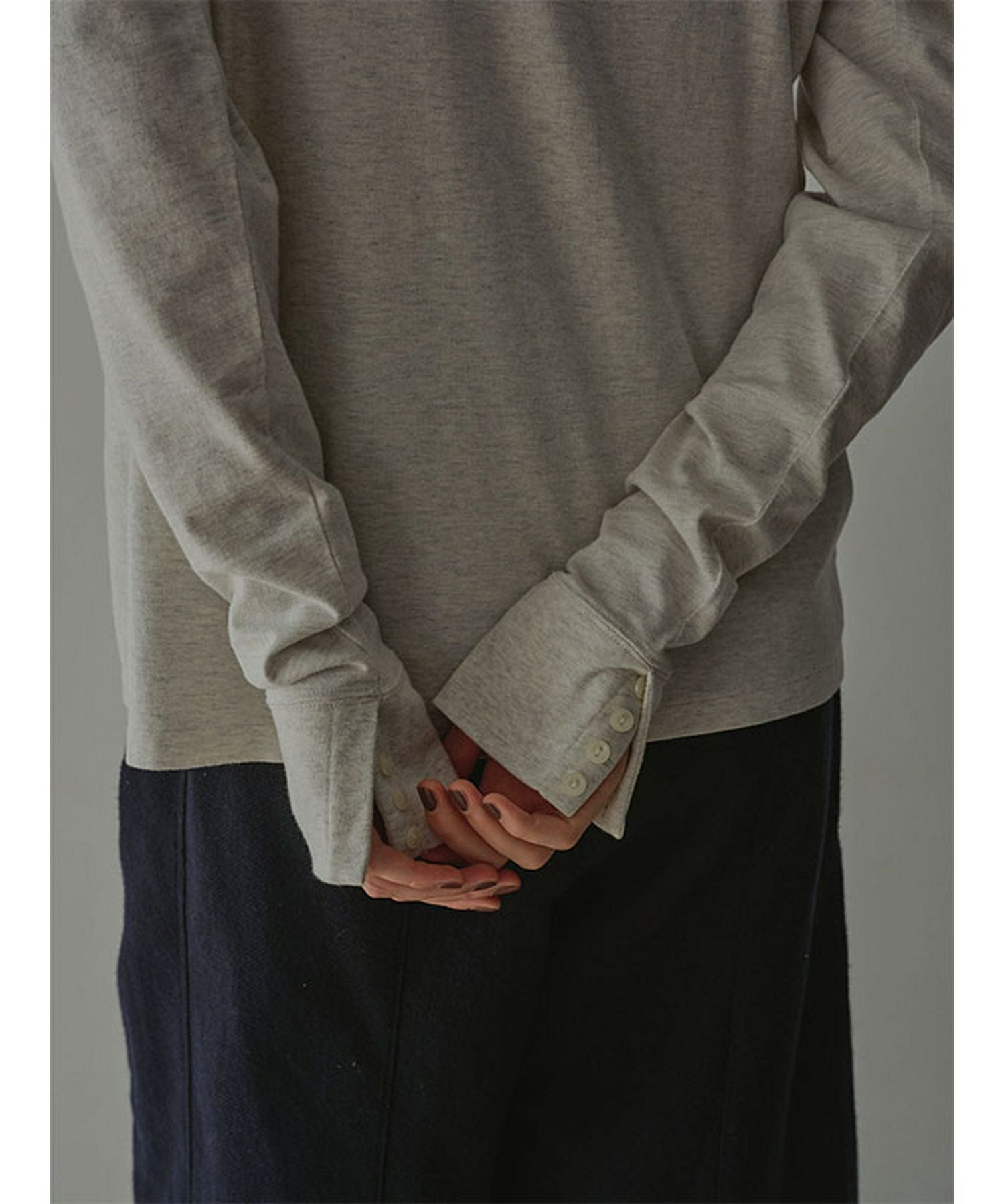 ETRE TOKYO(エトレトウキョウ)】 カフボタンロンTee｜PARIGOT ONLINE
