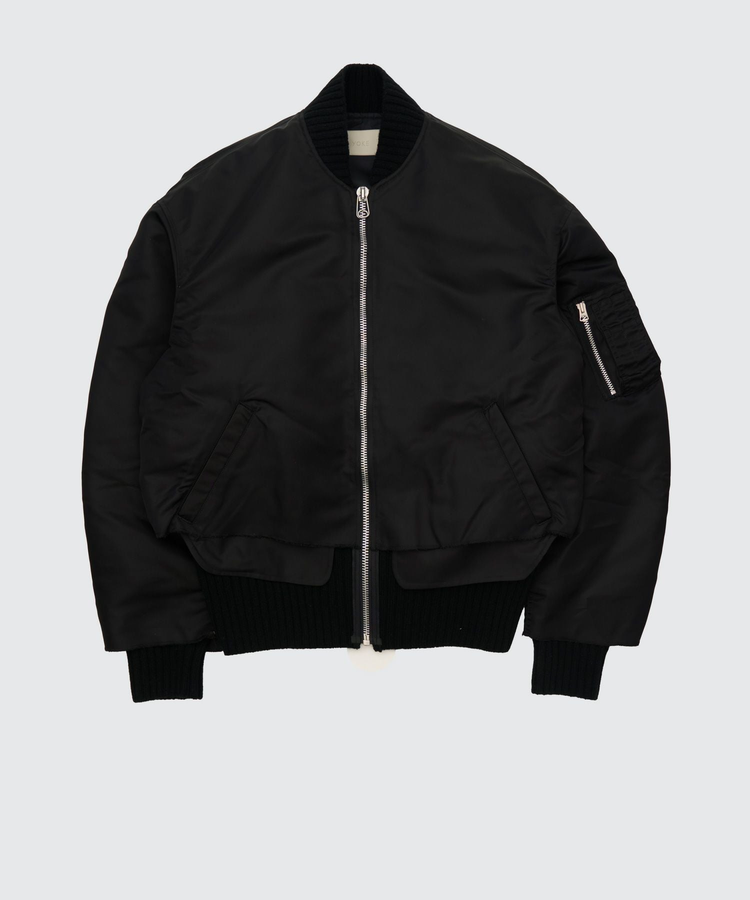 YOKE(ヨーク)】 Connected Rib Knit Flight Jacket|PARIGOT ONLINE YOKE(ヨーク)】 Connected Rib Knit Flight Jacket|PARIGOT ONLINE