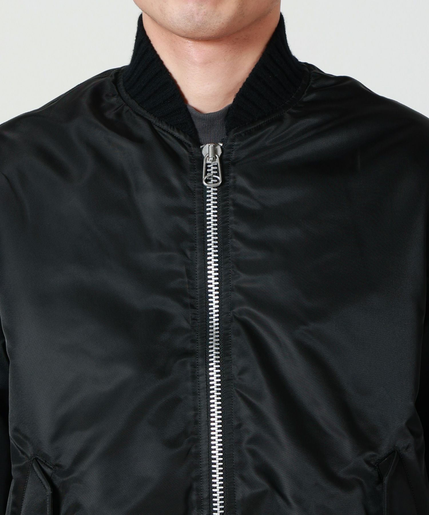 YOKE(ヨーク)】 Connected Rib Knit Flight Jacket｜PARIGOT ONLINE