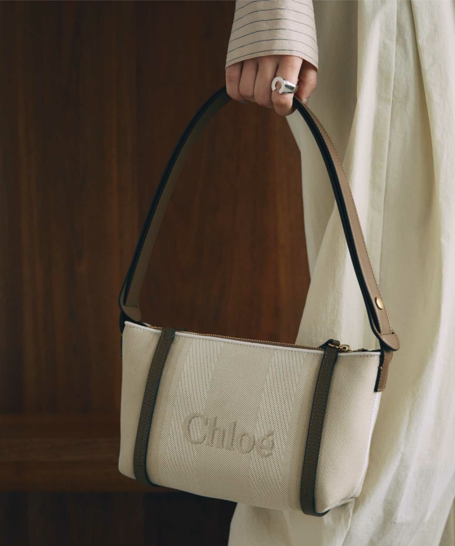 Chloe(クロエ)】 キャンバス製 CHLOE CARRYショルダーバッグ｜PARIGOT