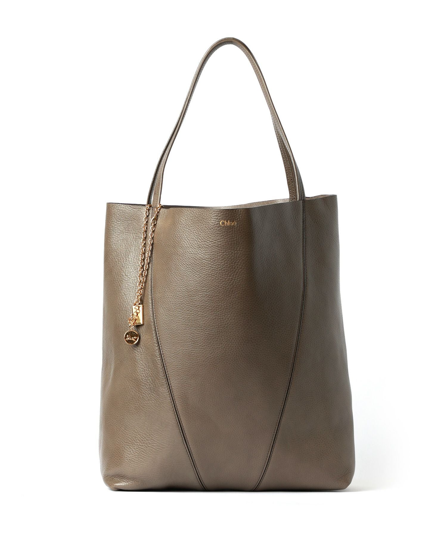 Chloe(クロエ)】 グレインレザー製CHLOE SPINラージトートバッグ