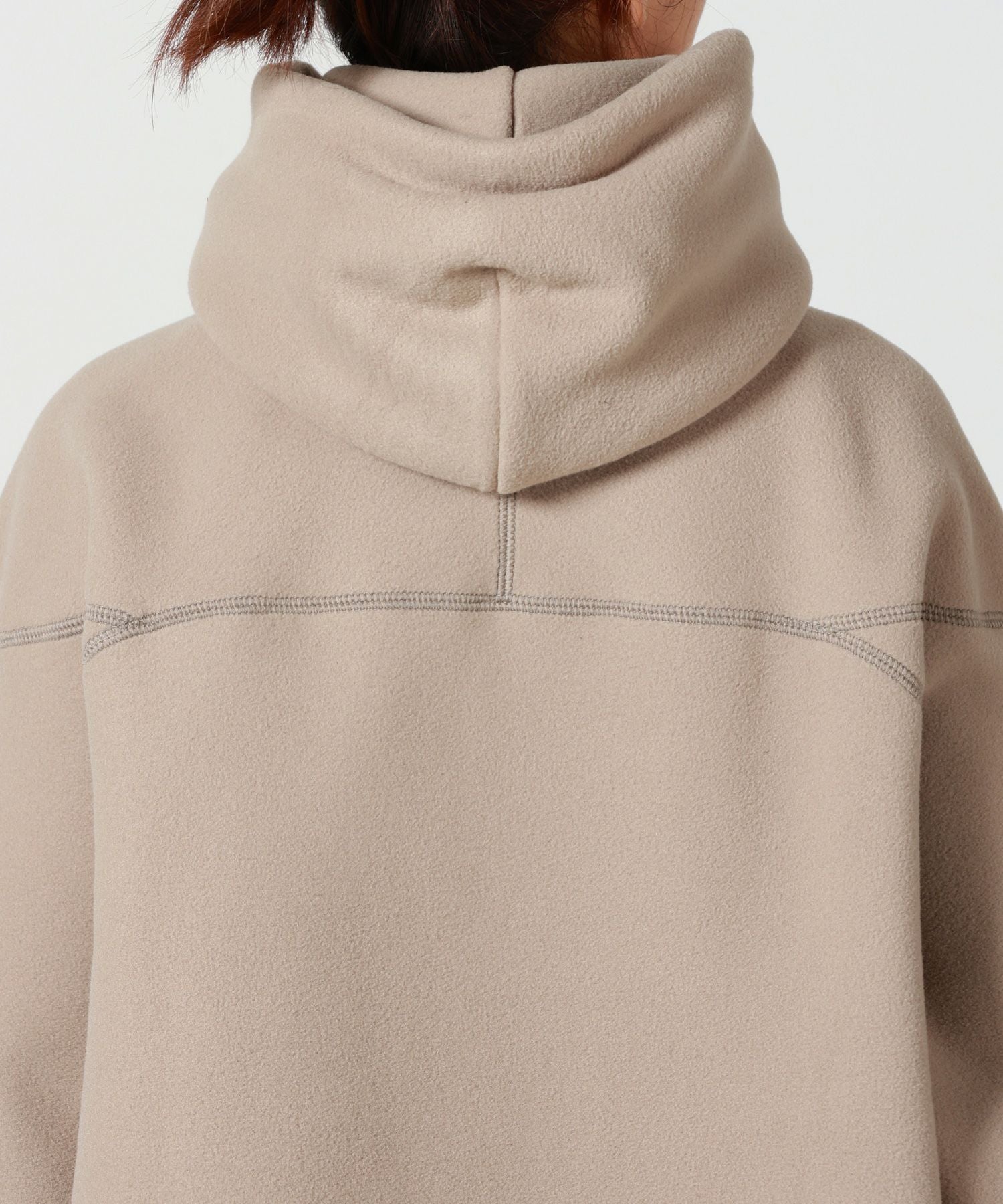 【AMERICANA(アメリカーナ)】 フリース フーディー 完売品 グレージュ AMERICANA(アメリカーナ)】 フリースフルジップフーディー｜PARIGOT