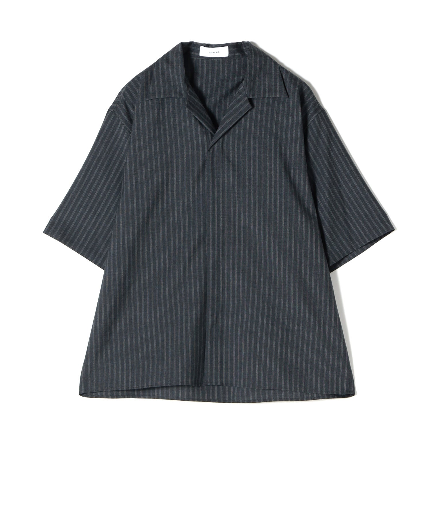 marka(マーカ)】 FLY FRONT OPEN COLLAR S/S SHIRT｜PARIGOT ONLINE