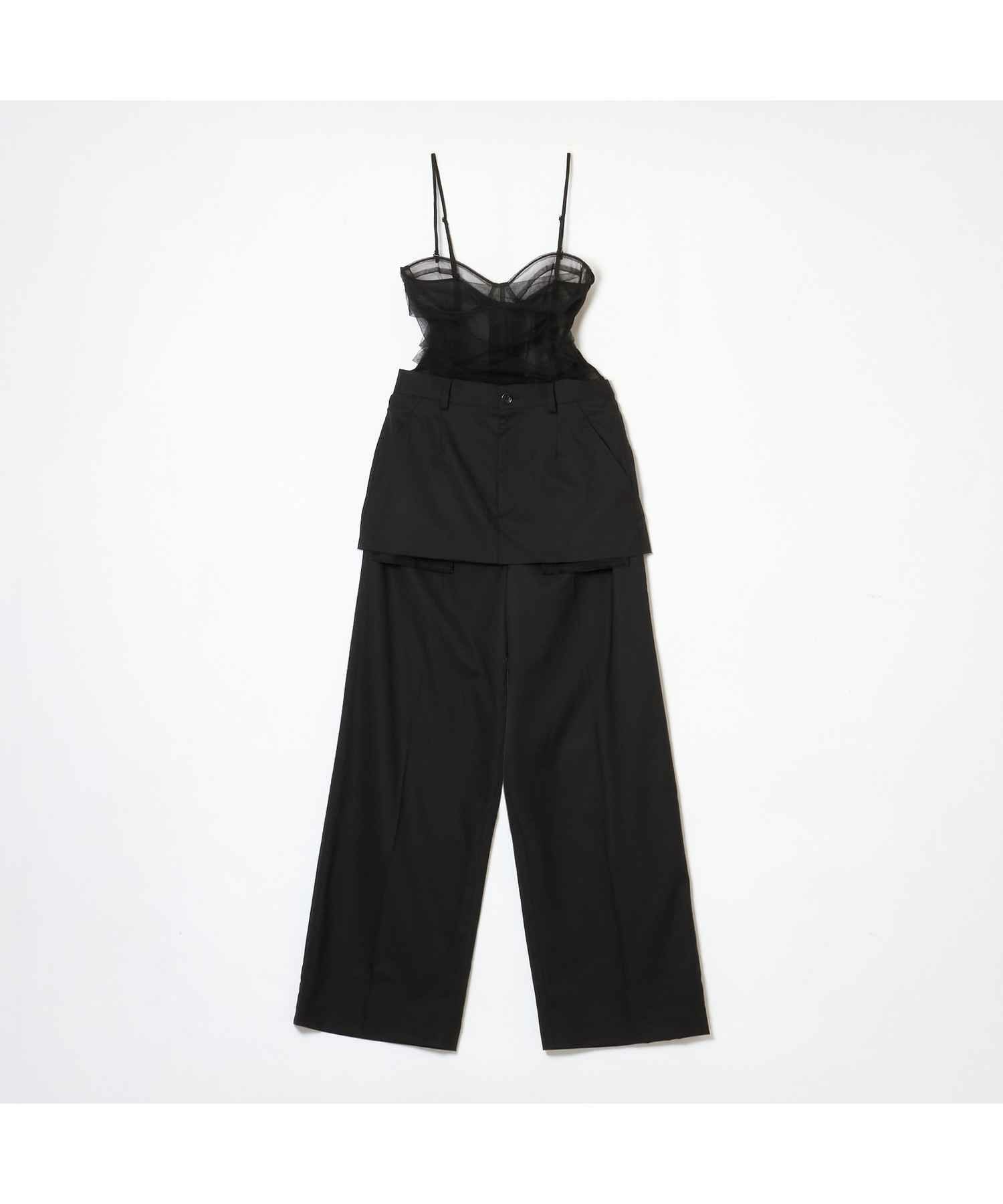 サロペット・オーバーオール・オールインワン Chika Kisada TULLE DOCKING ALL IN ONE Chika Kisada(チカ キサダ)】 サロペット｜PARIGOT ONLINE（パリゴ