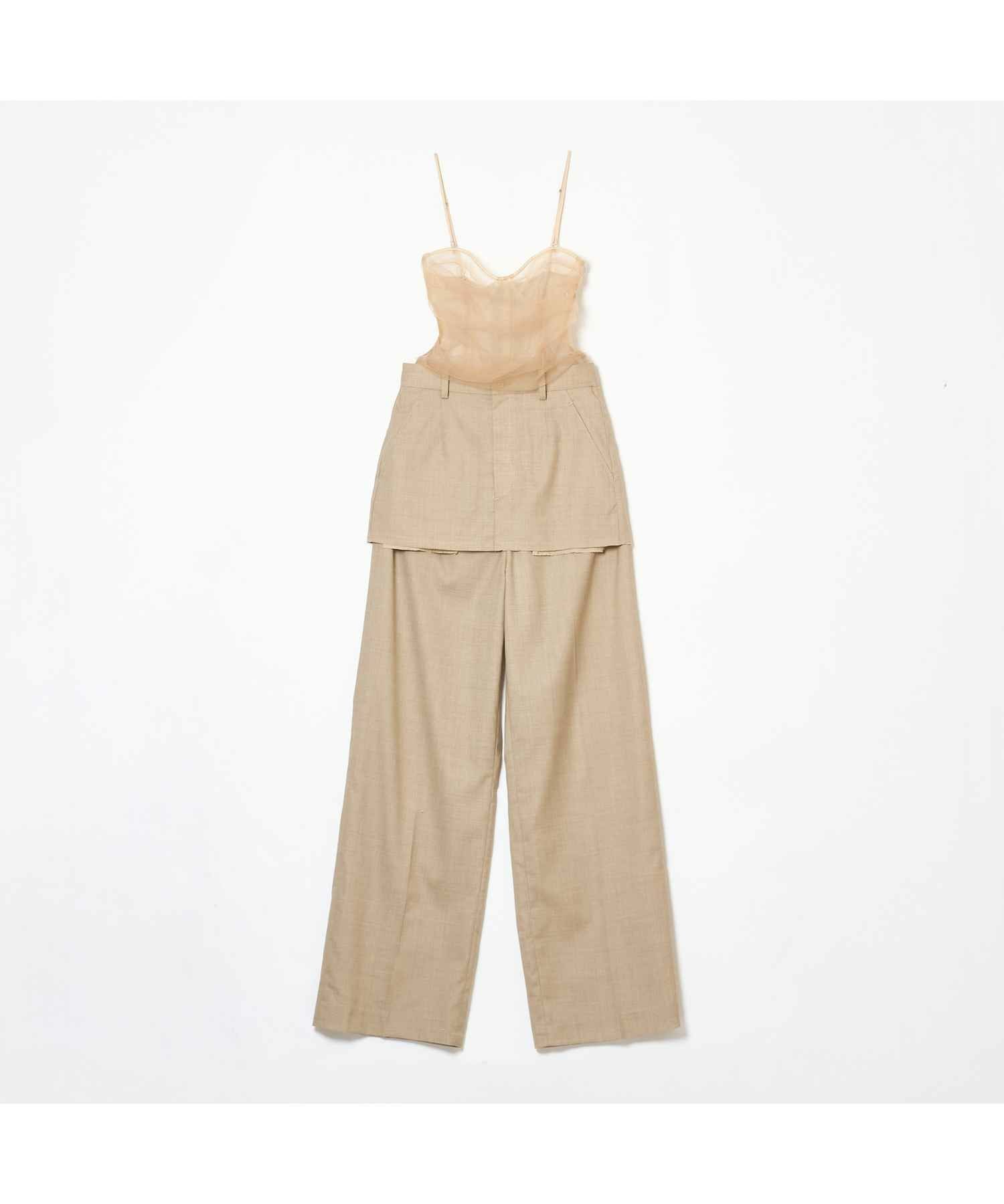 サロペット・オーバーオール・オールインワン Chika Kisada TULLE DOCKING ALL IN ONE Chika Kisada(チカ キサダ)】 サロペット｜PARIGOT ONLINE（パリゴ
