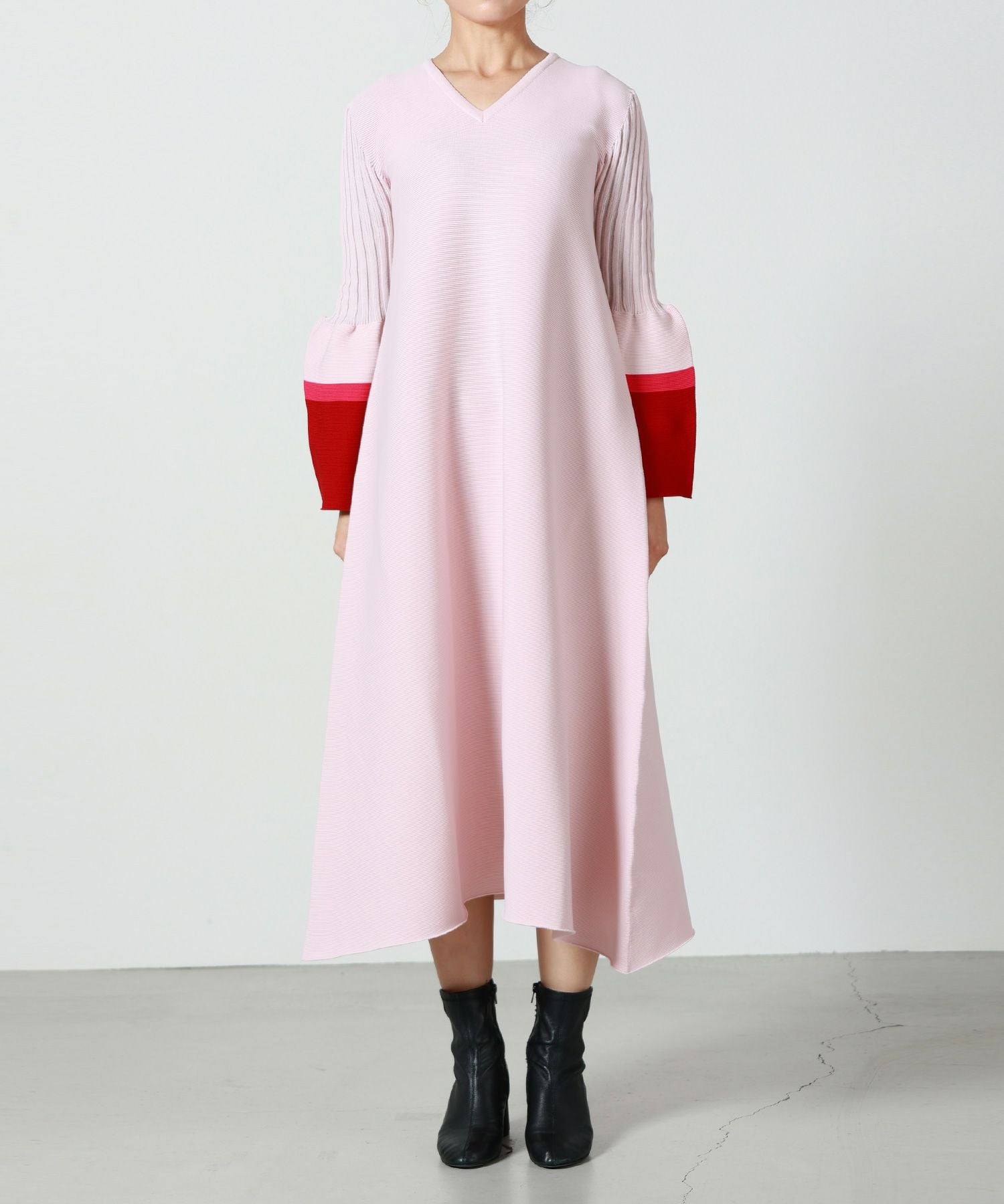 CFCL(シーエフシーエル)】 POTTERY LONG BELL SLEEVE FLARE DRESS CFCL(シーエフシーエル)】 POTTERY LONG BELL SLEEVE FLARE DRESS