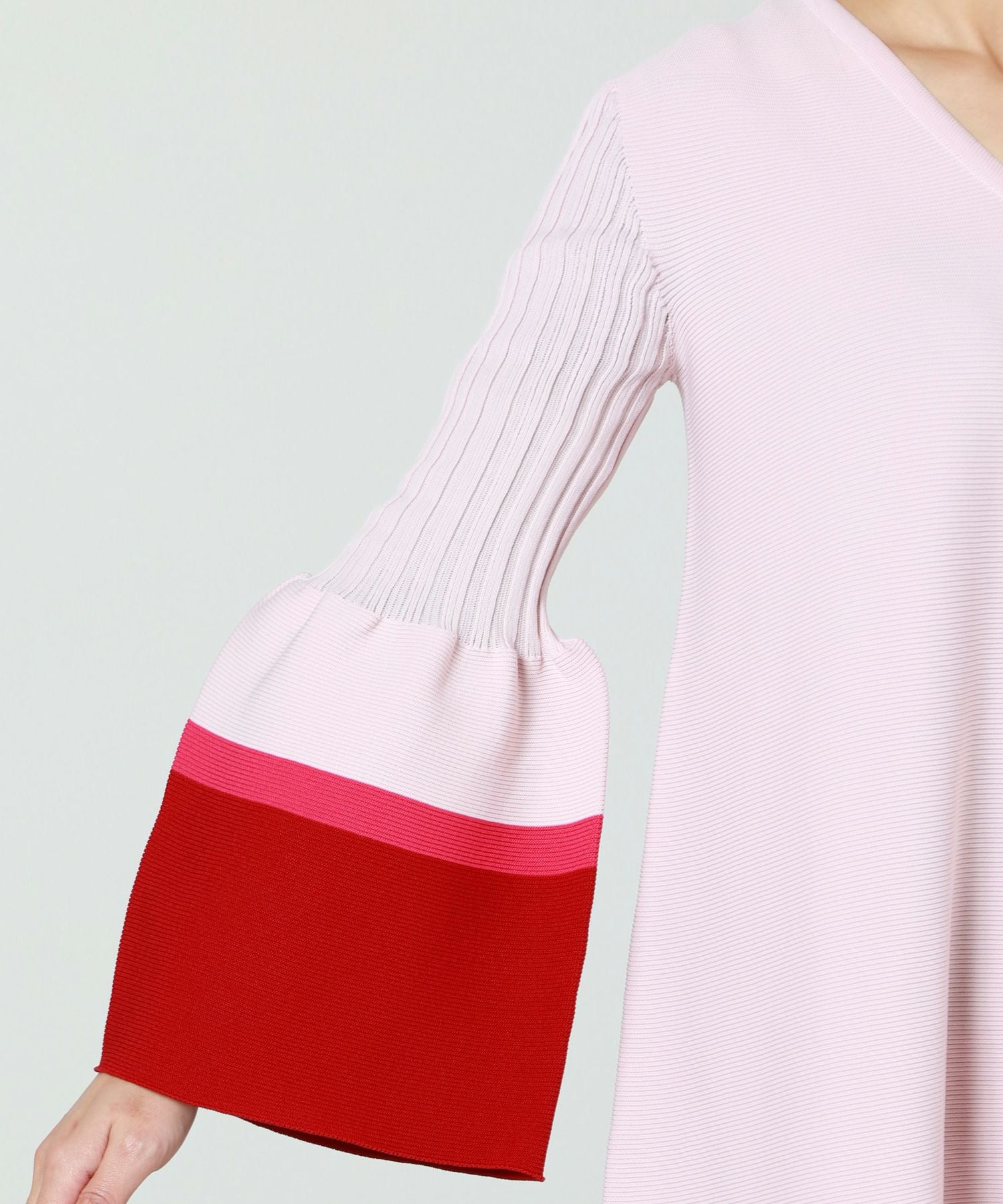 CFCL(シーエフシーエル)】 POTTERY LONG BELL SLEEVE FLARE DRESS