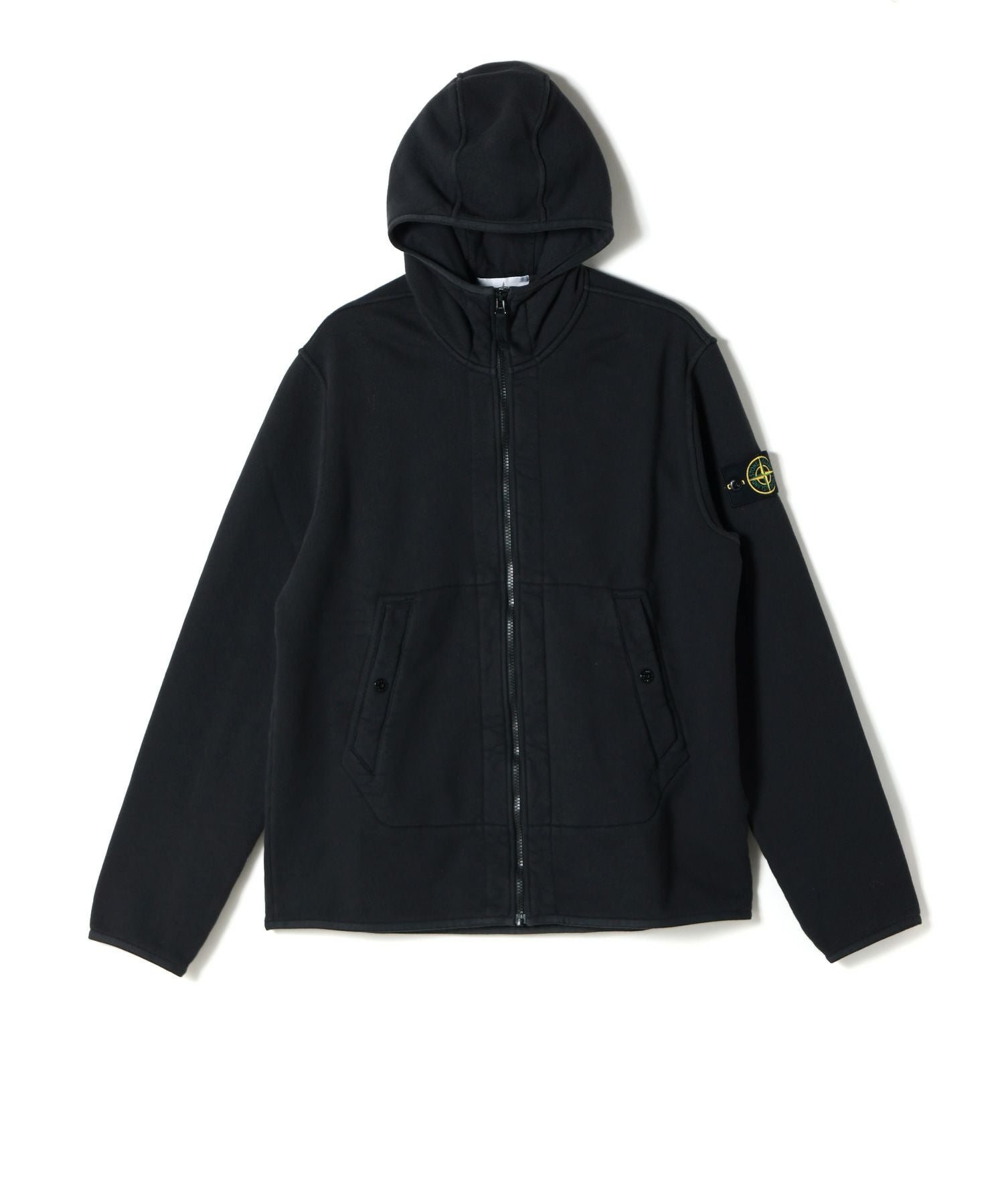 STONE ISLAND(ストーンアイランド)】 フード付きコットンジップ