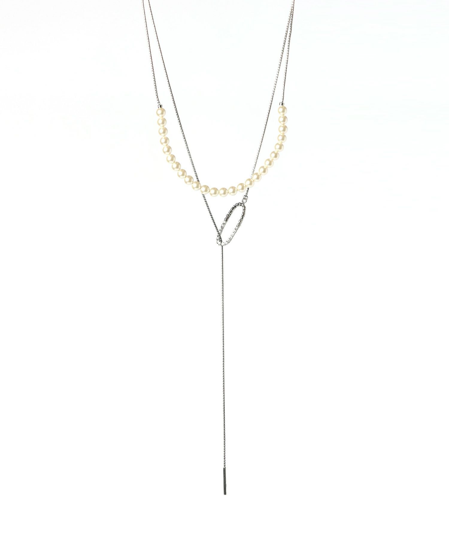 ADER.bijoux(アデル ビジュー)】 CUTSTEEL sparkle pearl raliet