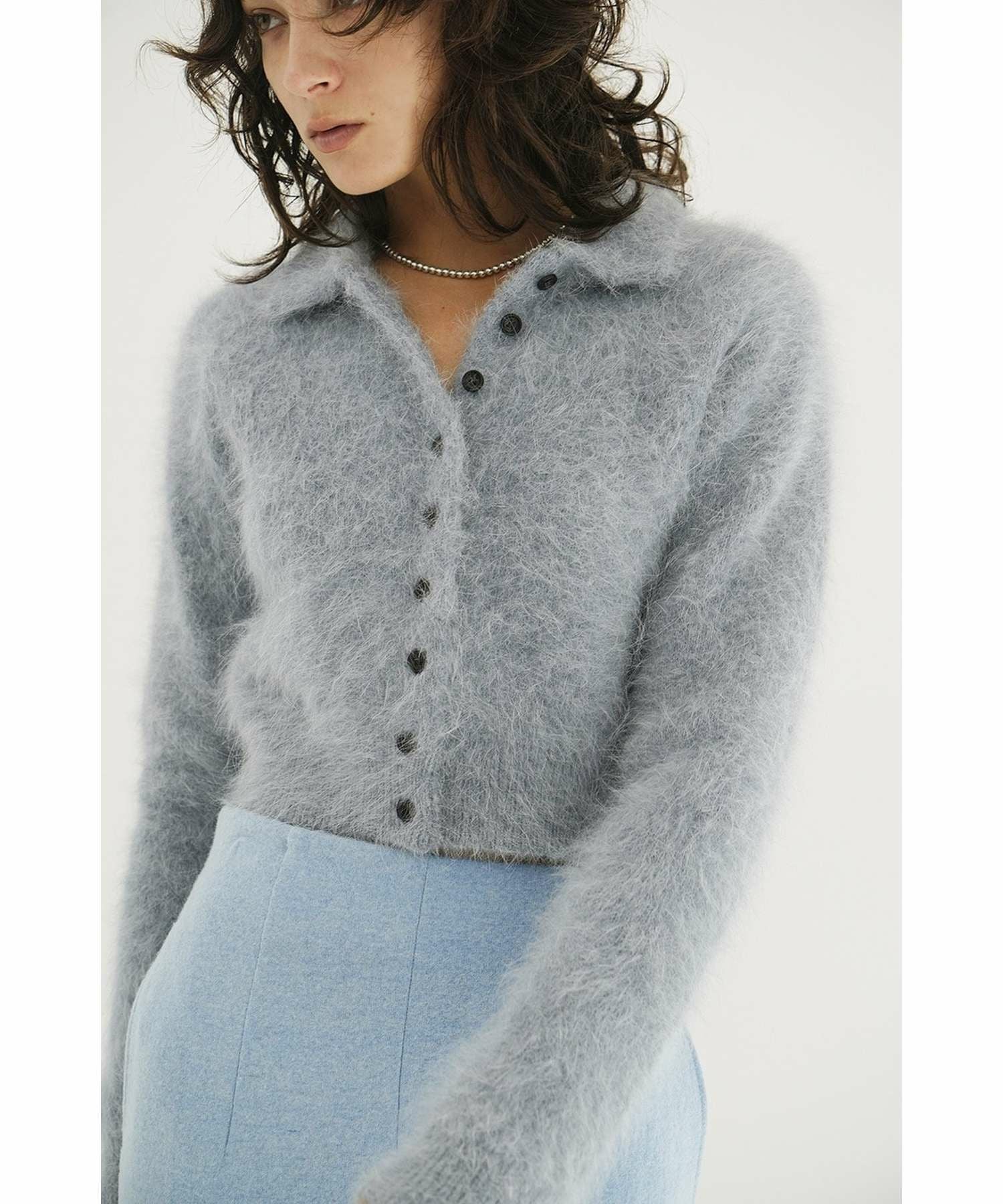 CLANE(クラネ)】 ANGORA SHORT KNIT CARDIGAN｜PARIGOT ONLINE（パリゴ