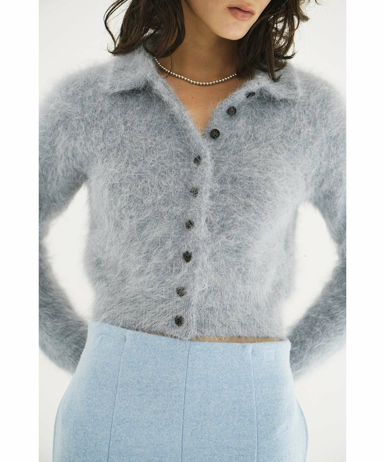 CLANE(クラネ)】 ANGORA SHORT KNIT CARDIGAN｜PARIGOT ONLINE（パリゴ