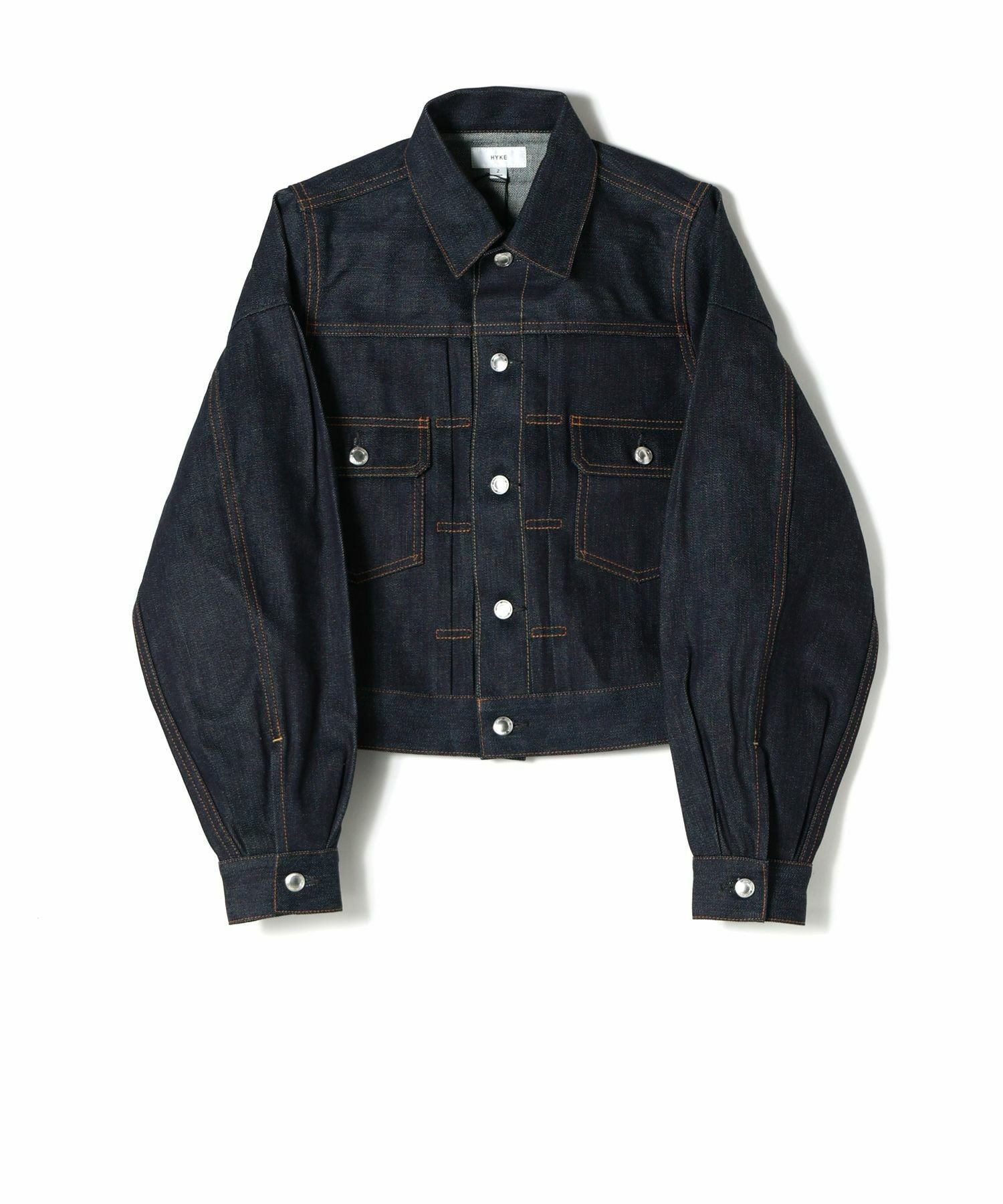 HYKE(ハイク)】 BALLOON SLEEVE DENIM JACKET TYPE2 REGULAR FIT