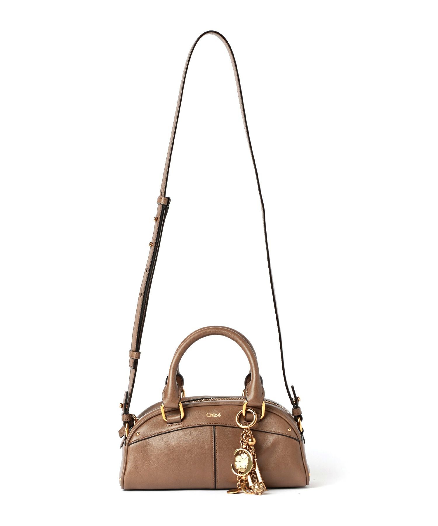 Chloe(クロエ)】 ソフトレザー製CHLOEスモールボウリングバッグ