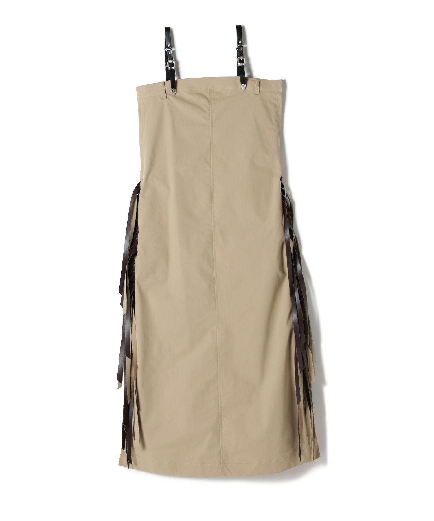 TOGA PULLA(トーガプルラ)】 TWILL FRINGE DRESS｜PARIGOT ONLINE