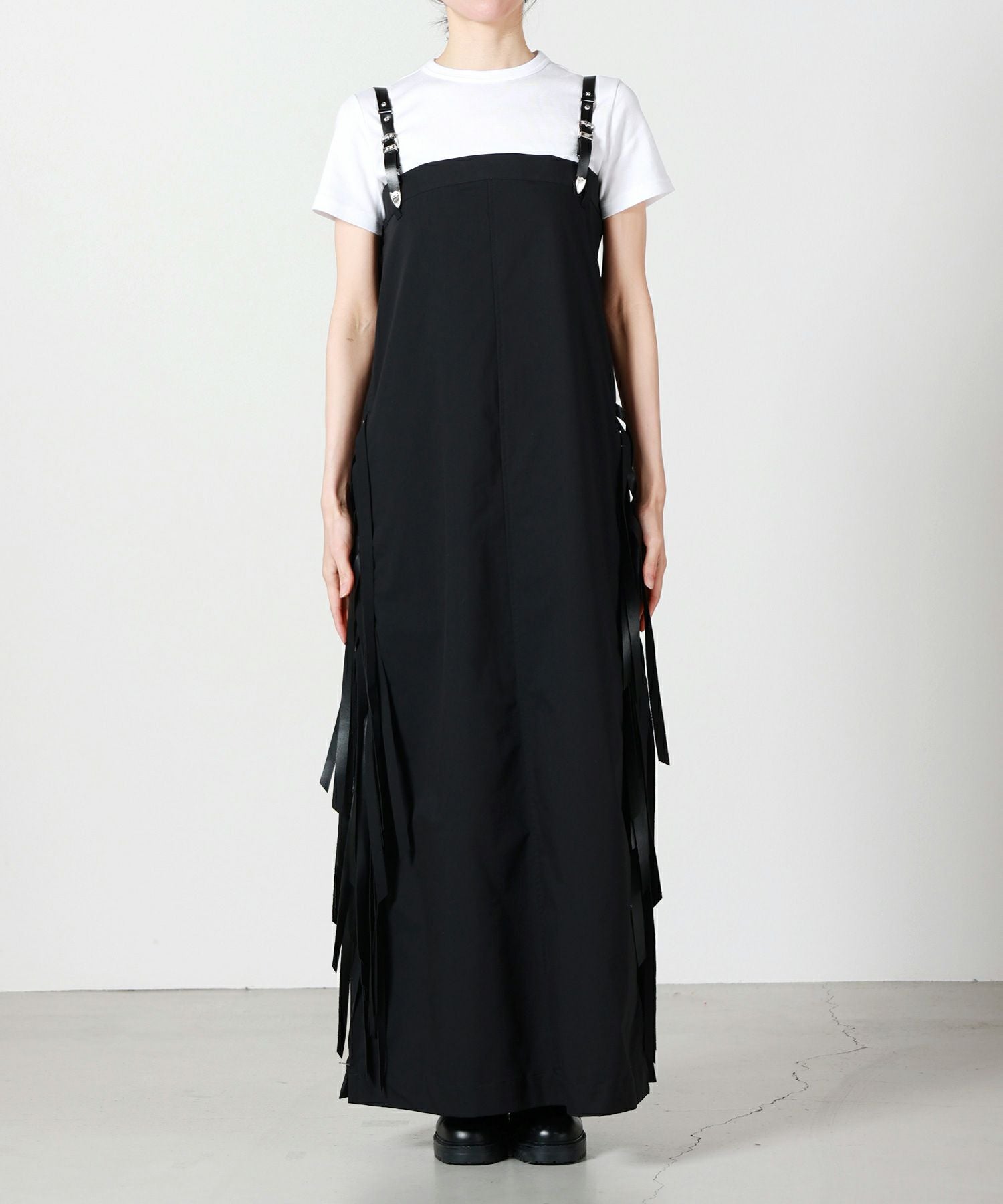 TOGA PULLA(トーガプルラ)】 TWILL FRINGE DRESS｜PARIGOT ONLINE