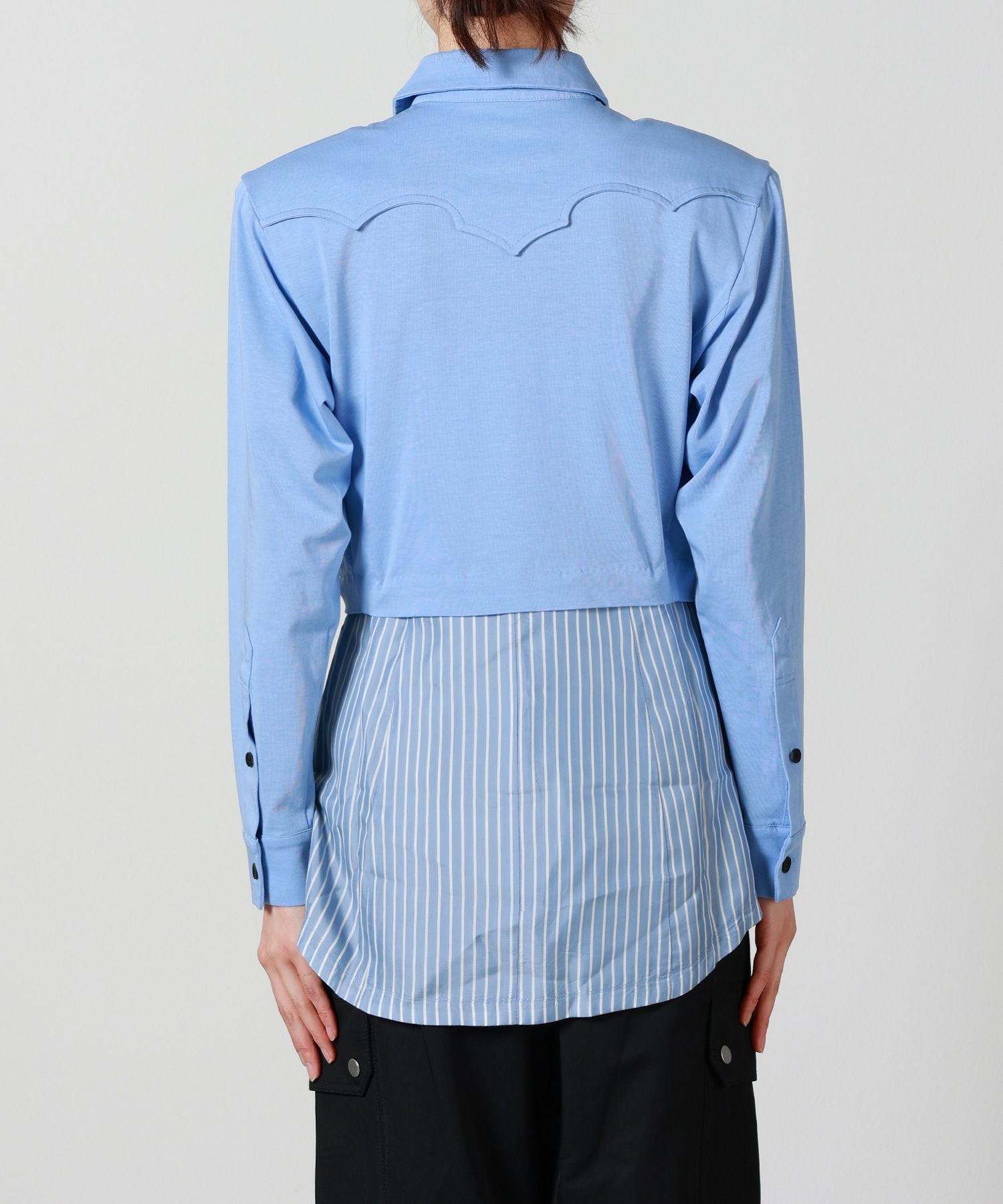 TOGA PULLA(トーガプルラ)】 COTTON JERSEY SHIRT｜PARIGOT ONLINE
